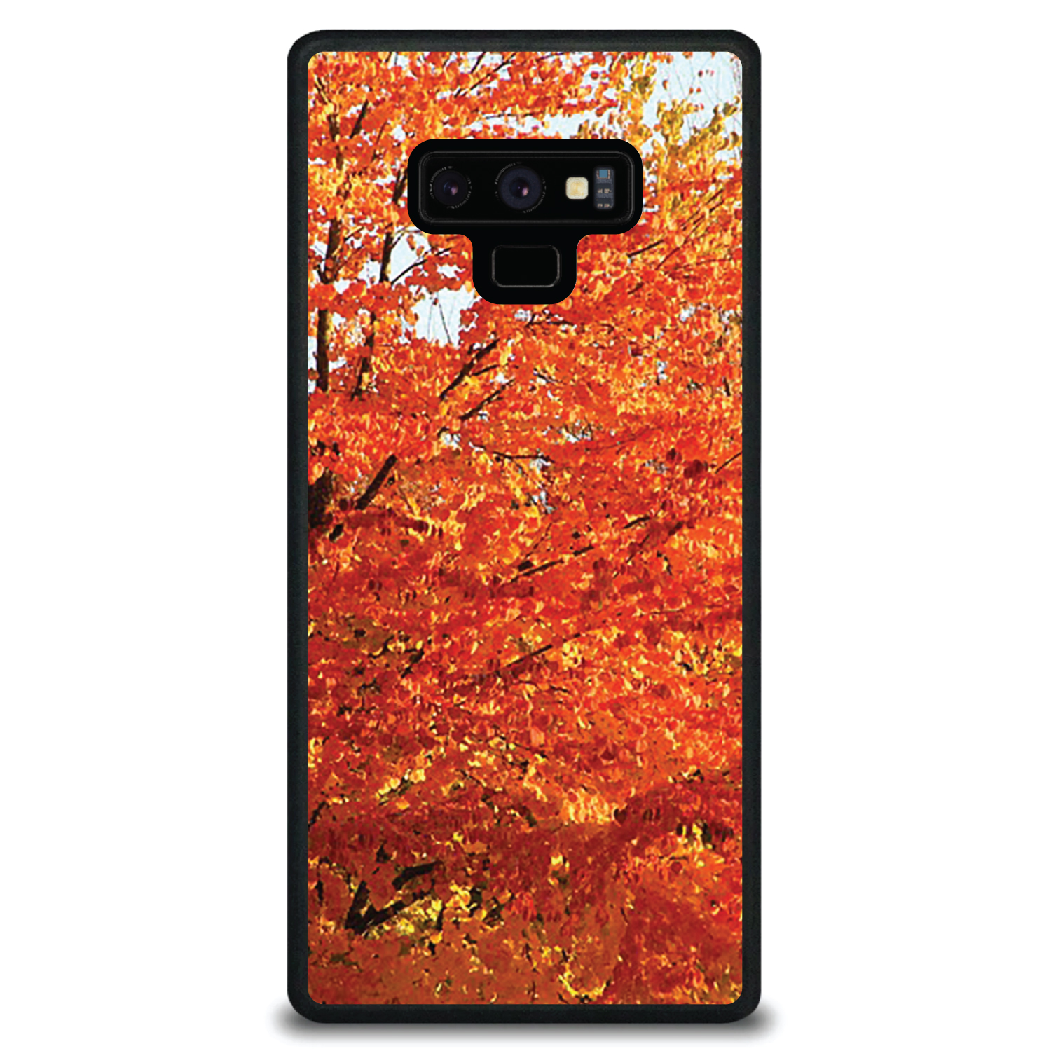Hard Case Cover for Samsung Galaxy Note Orange Autumn Leaves - Picture 6 of 7