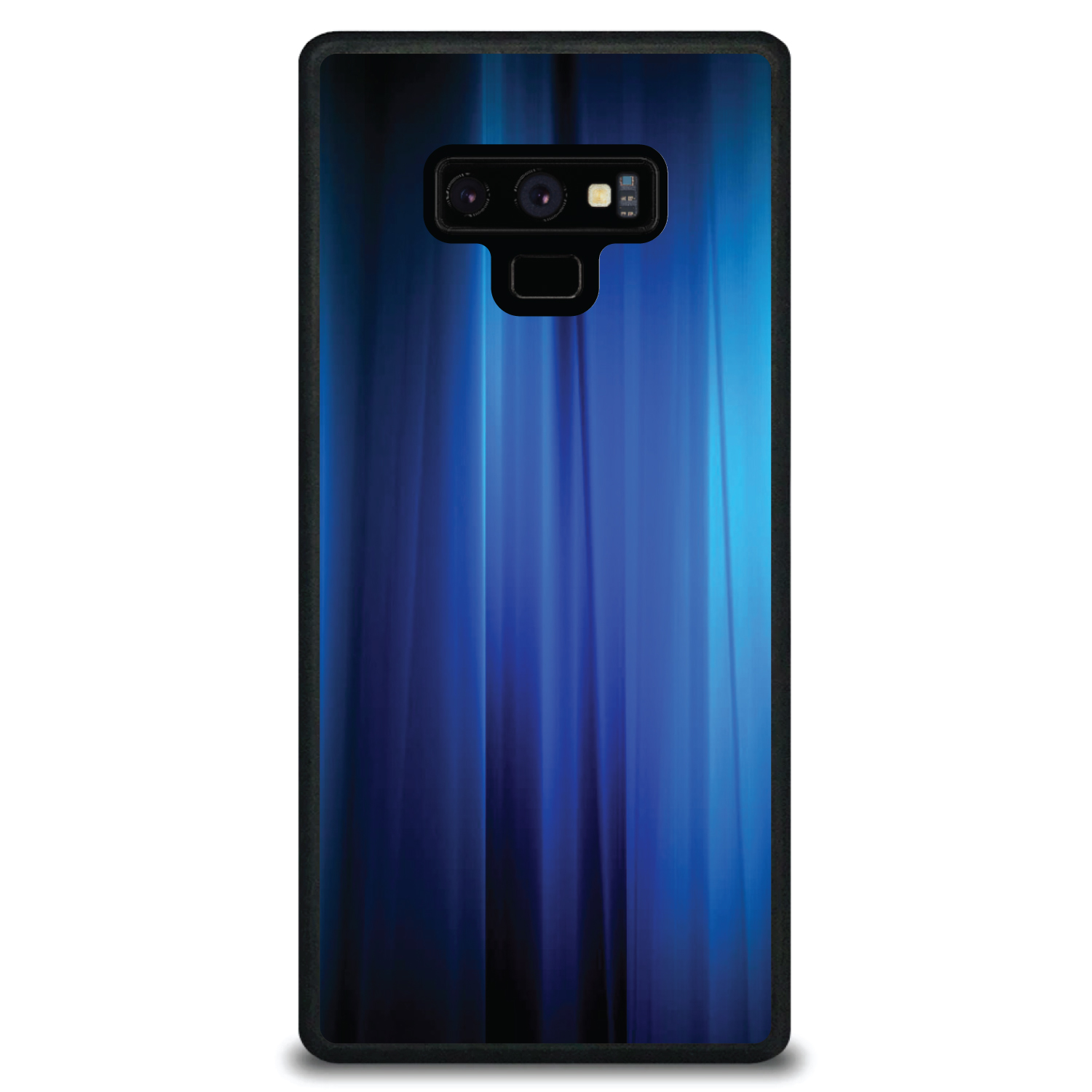 Hardcase Schutzhülle für Samsung Galaxy Note hellblau Vorhang - Bild 6 von 7