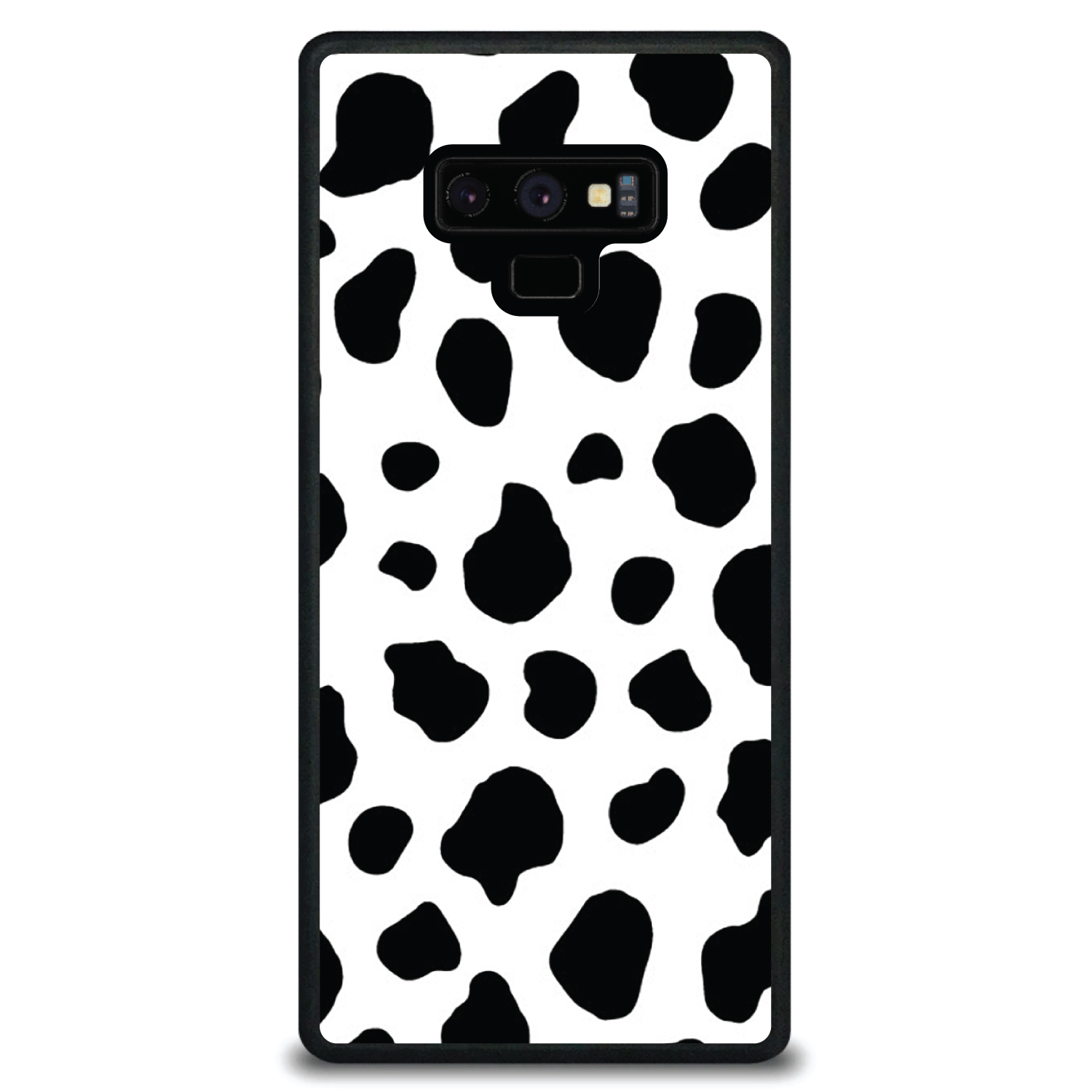 Hard Case Cover for Samsung Galaxy Note Black White Cow Dalmatian Spots - Picture 6 of 7