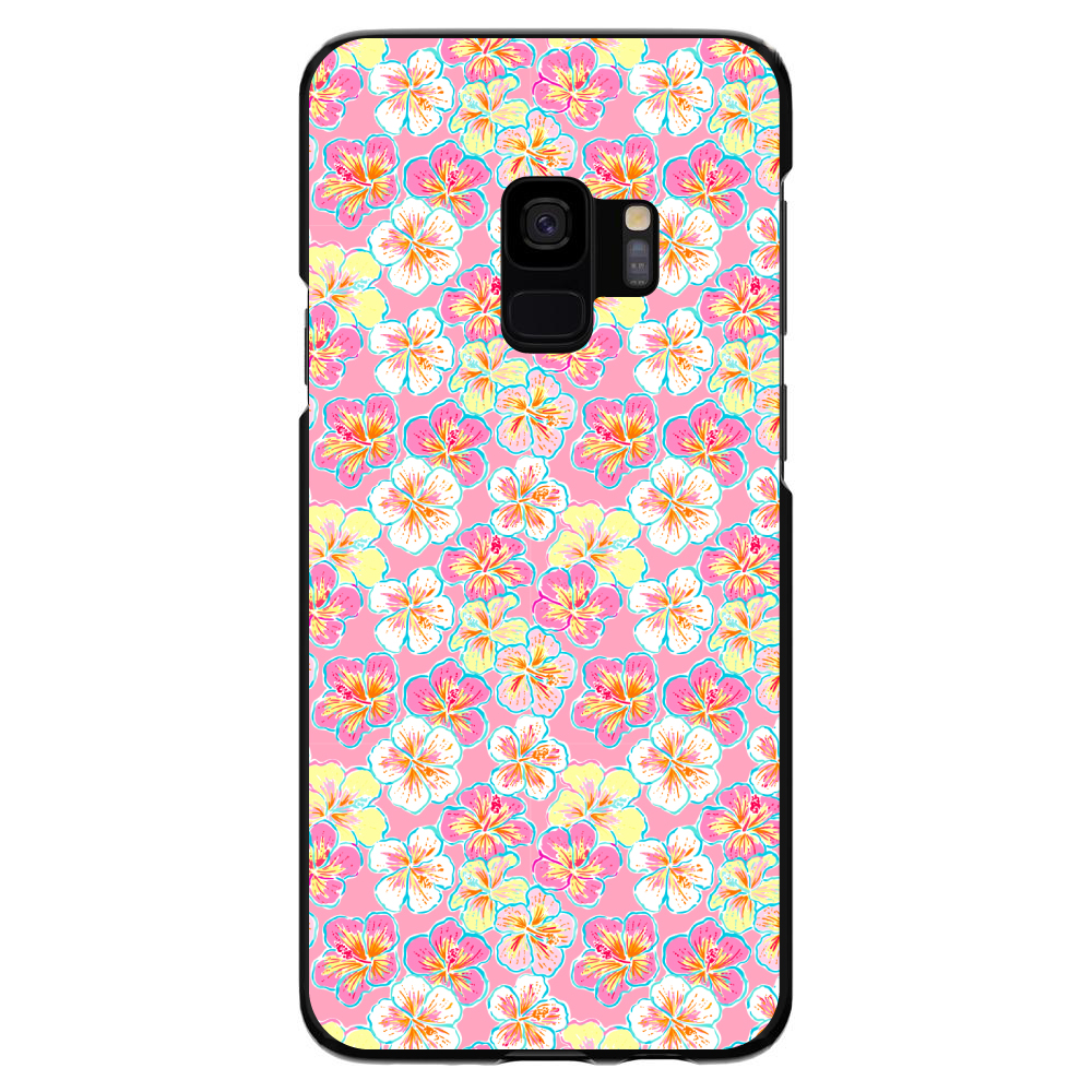 Hard Case Schutzhülle für Samsung Galaxy S Preppy Gelb Weiß Rosa Blumen - Bild 5 von 6