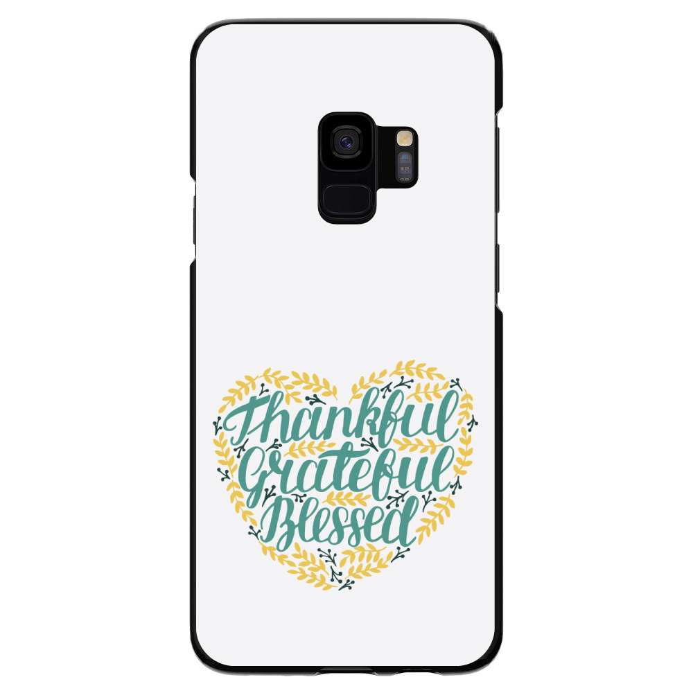 Funda Rígida para Samsung Galaxy S Gracias Bendito - Corazón Flores - Imagen 5 de 6