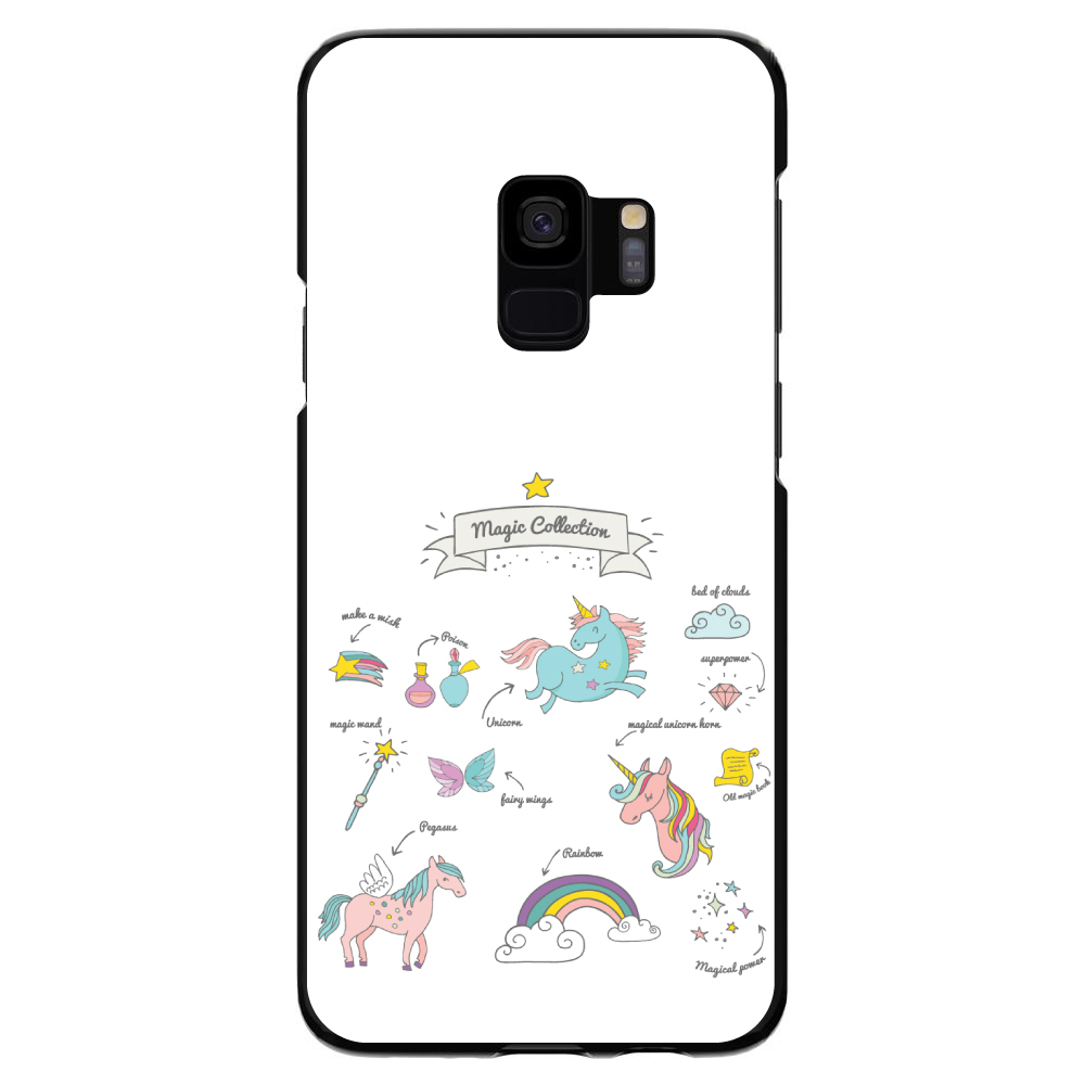 Hard Case Cover for Samsung Galaxy S Magic White Unicorn, Rainbow - Picture 5 of 6