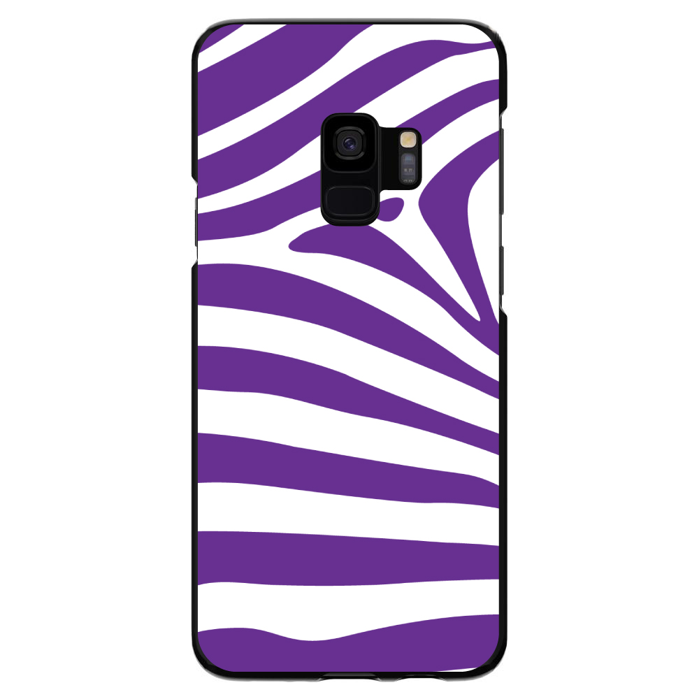 Hard Case Cover for Samsung Galaxy S Purple & White Zebra Skin Stripes - Picture 5 of 6