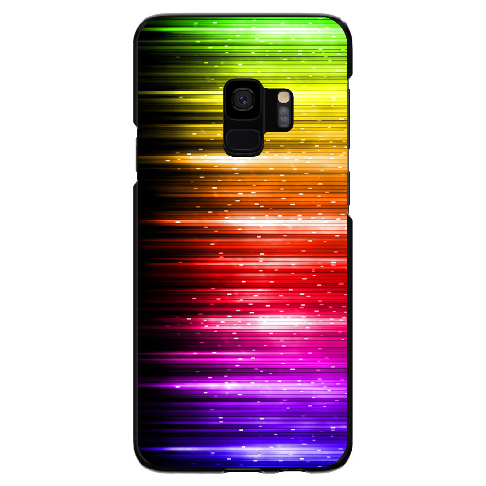 Hard Case Schutzhülle für Samsung Galaxy S Regenbogen leichte leuchtende Linien - Bild 5 von 6