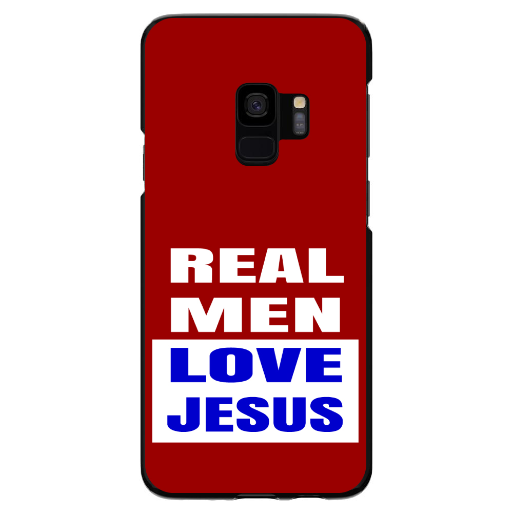 Funda Rígida para Samsung Galaxy S Rojo Azul Hombres Reales Love Jesus - Imagen 5 de 6