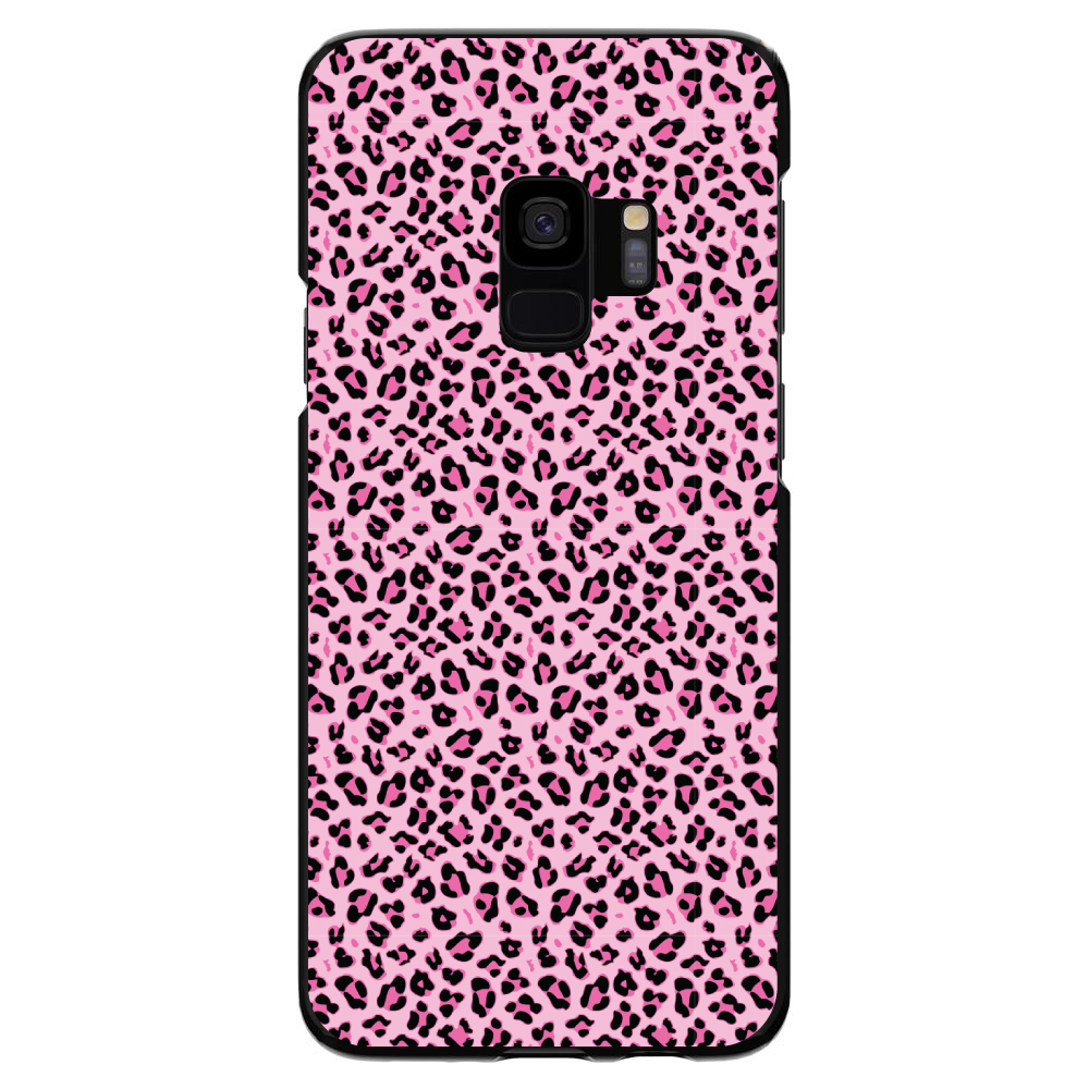 Hard Case Cover for Samsung Galaxy S Black Pink Leopard Skin Spots - Bild 5 von 6