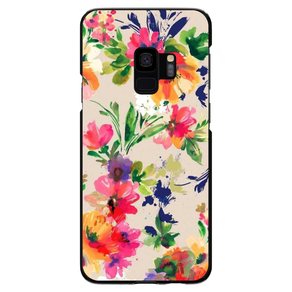Funda rígida para Samsung Galaxy S rosa púrpura flores florales - Imagen 5 de 6