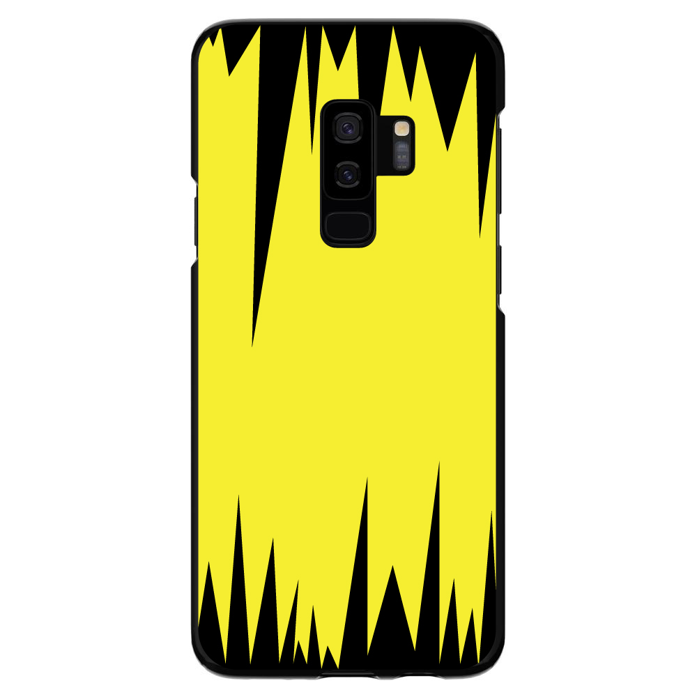 Hard Case Schutzhülle für Samsung Galaxy S gelb schwarz Spikes - Bild 6 von 6