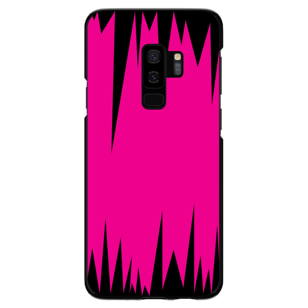 Hard Case Hülle für Samsung Galaxy S Neon Pink Schwarz Spikes - Bild 6 von 6