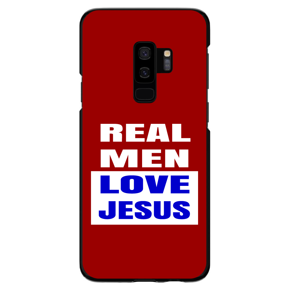 Funda Rígida para Samsung Galaxy S Rojo Azul Hombres Reales Love Jesus - Imagen 6 de 6