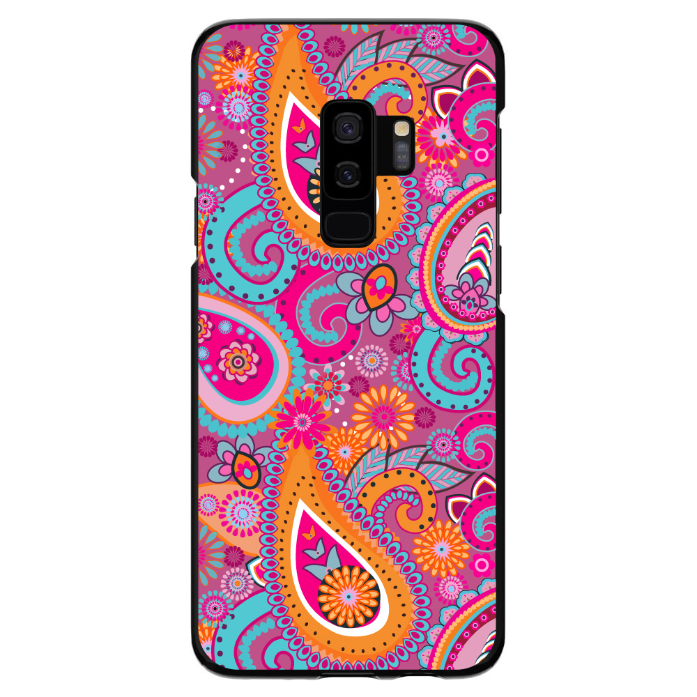 Funda Rígida para Samsung Galaxy S Rosa Azul Naranja Paisley - Imagen 6 de 6