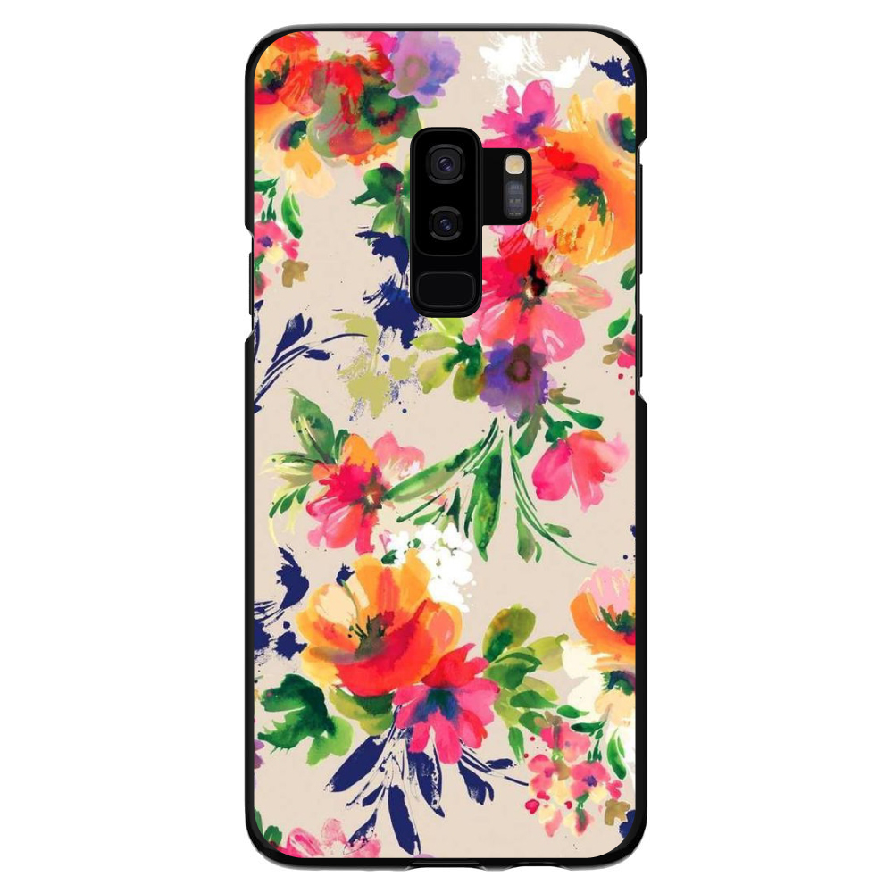 Funda rígida para Samsung Galaxy S rosa púrpura flores florales - Imagen 6 de 6