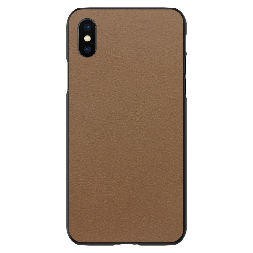 Hard Case Cover for iPhone / Samsung Galaxy Brown Leather Texture - Picture 8 of 38