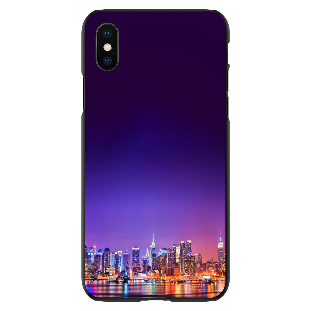 Funda rígida para iPhone/Samsung Galaxy New York Skyline Night - Imagen 8 de 38