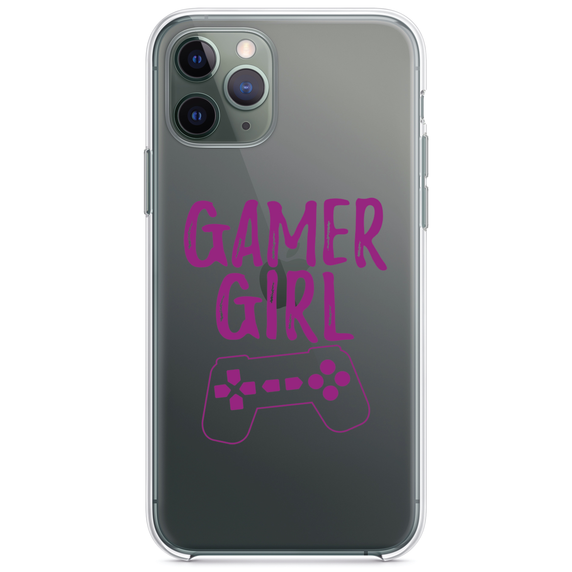 Clear Case for iPhone (Pick Model) Gamer Girl Video Games | eBay