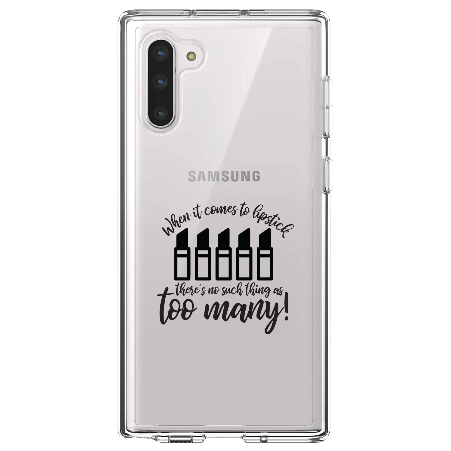 Clear Case für Galaxy Note, wenn es um Lippenstift geht, nie zu viele - Bild 4 von 7