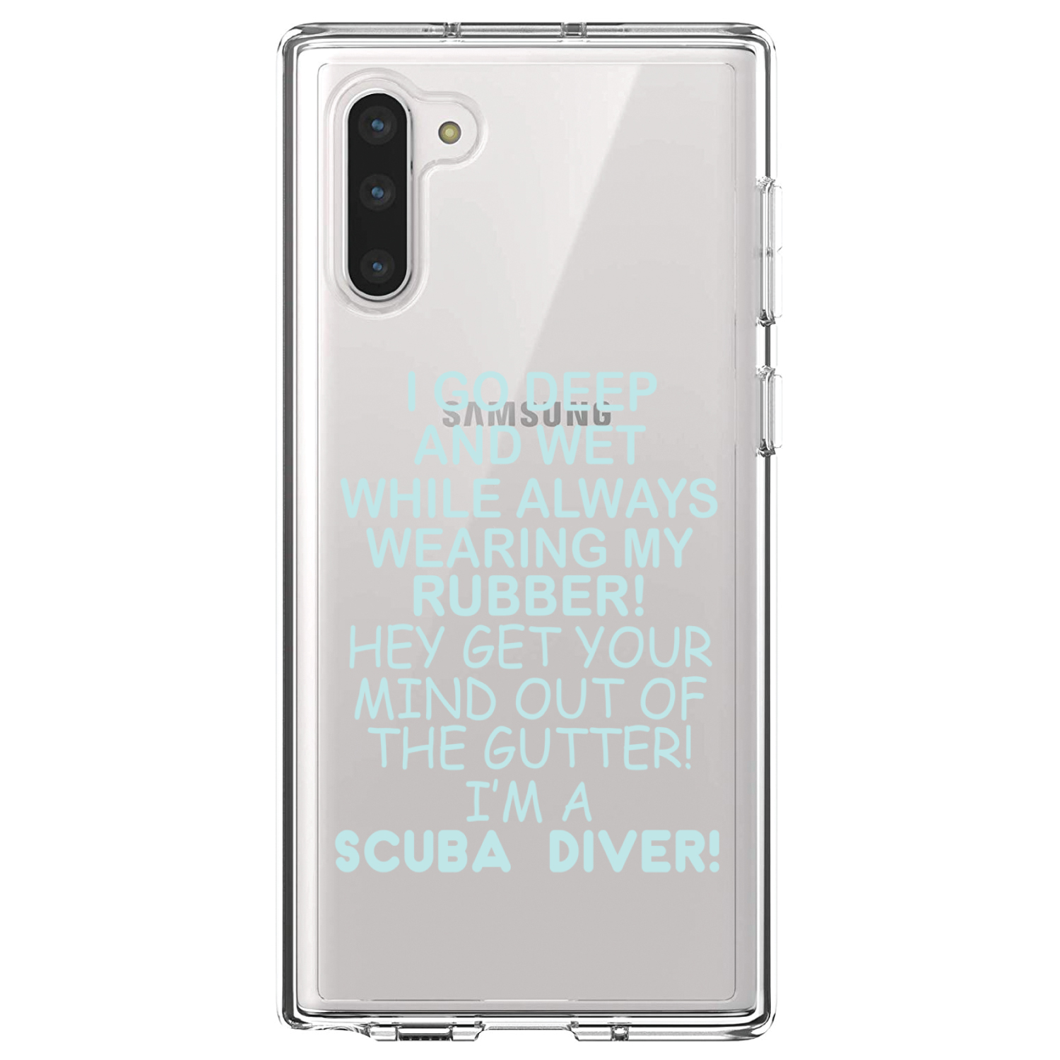Funda Transparente para Galaxy Note I Go Deep & Wet Usando Goma Buceo - Imagen 4 de 7