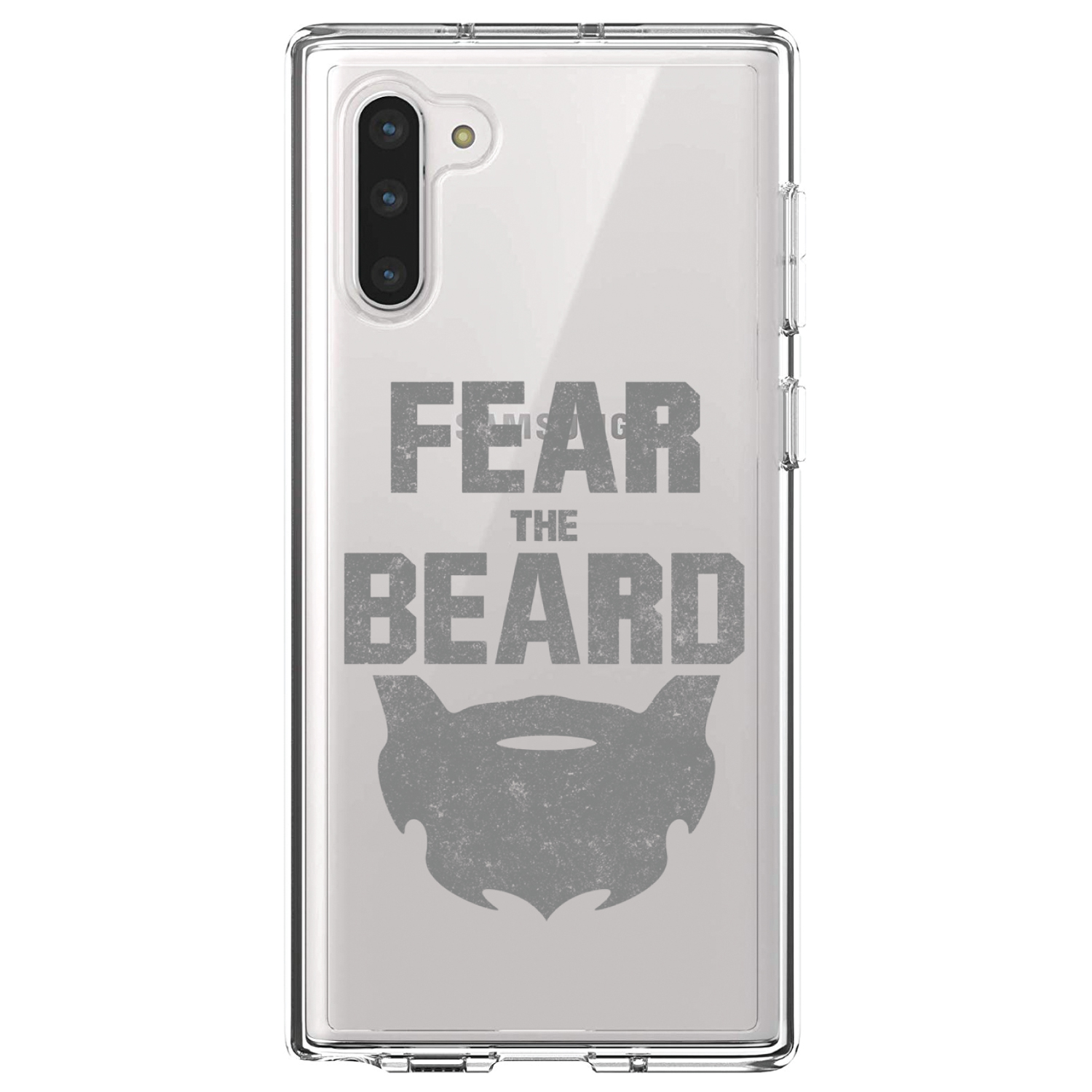 Clear Case for Galaxy Note Fear the Beard - Picture 4 of 7