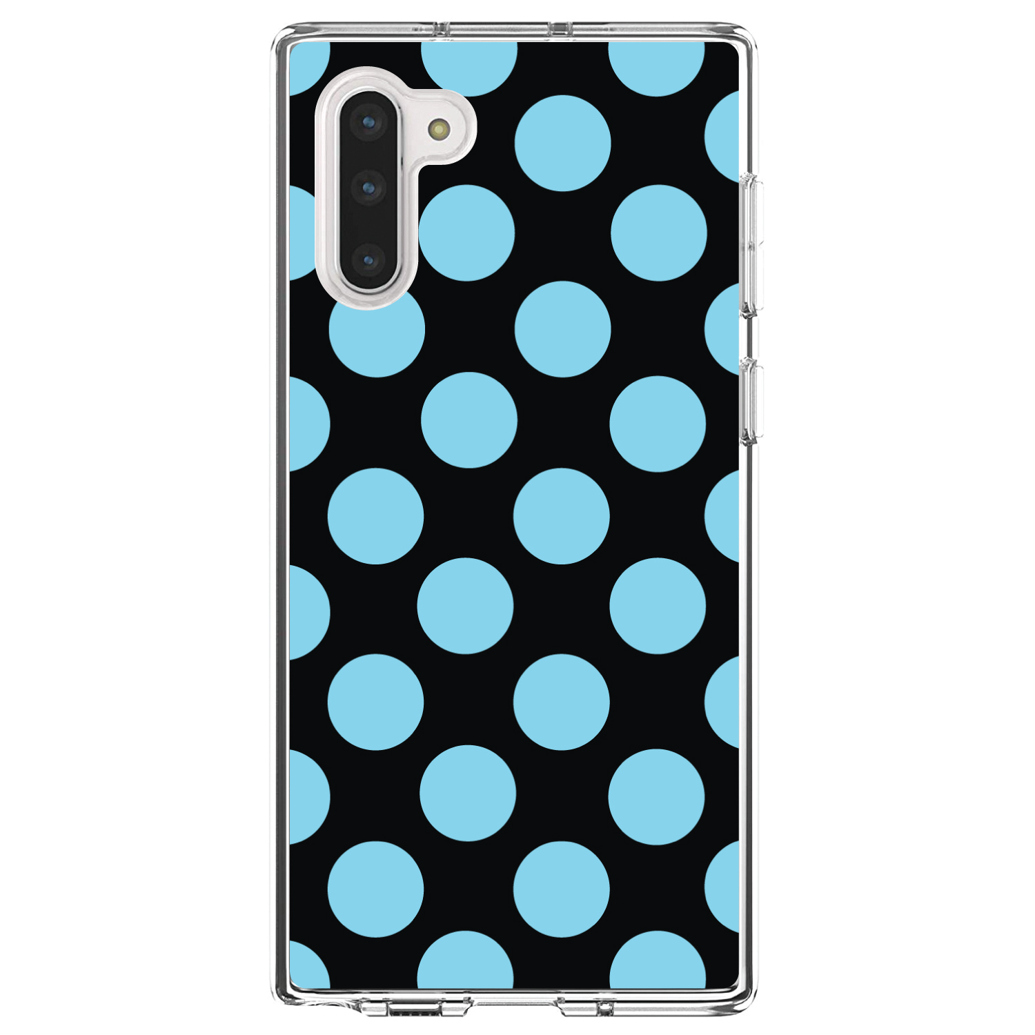 Funda Transparente para Galaxy Note Negro Azul Lunares - Imagen 4 de 7