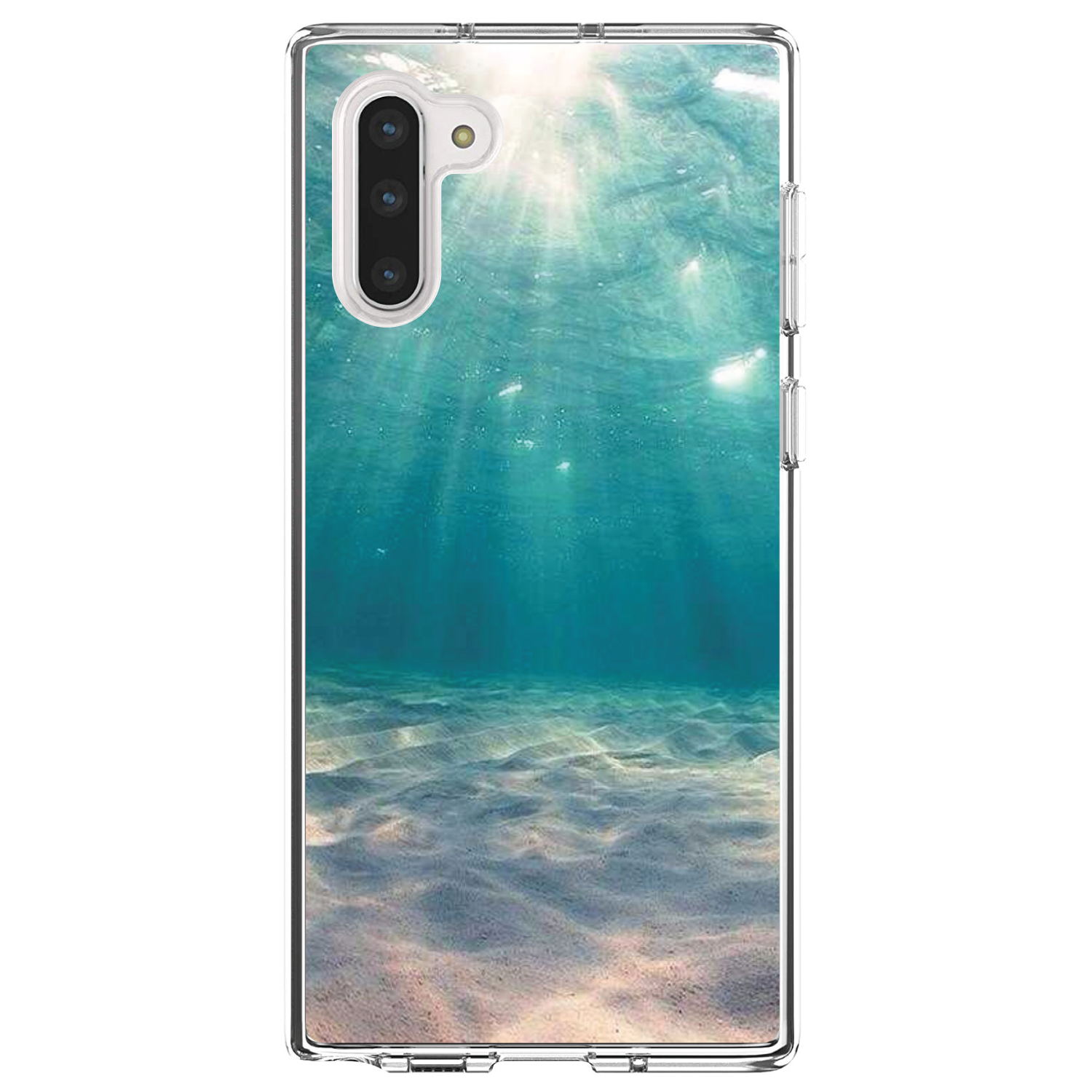 Clear Case for Galaxy Note Underwater Sun Sand - Picture 4 of 7