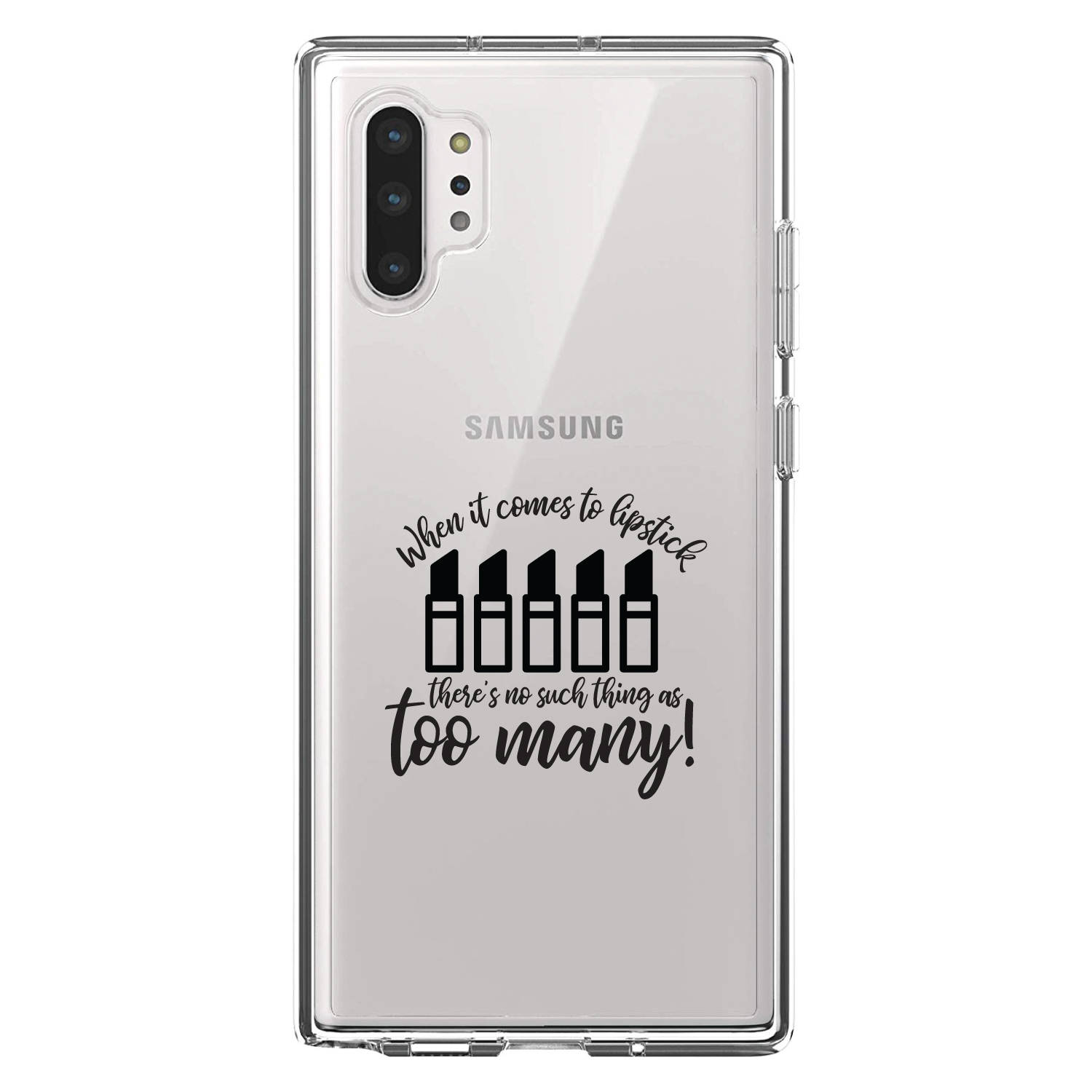 Clear Case für Galaxy Note, wenn es um Lippenstift geht, nie zu viele - Bild 5 von 7