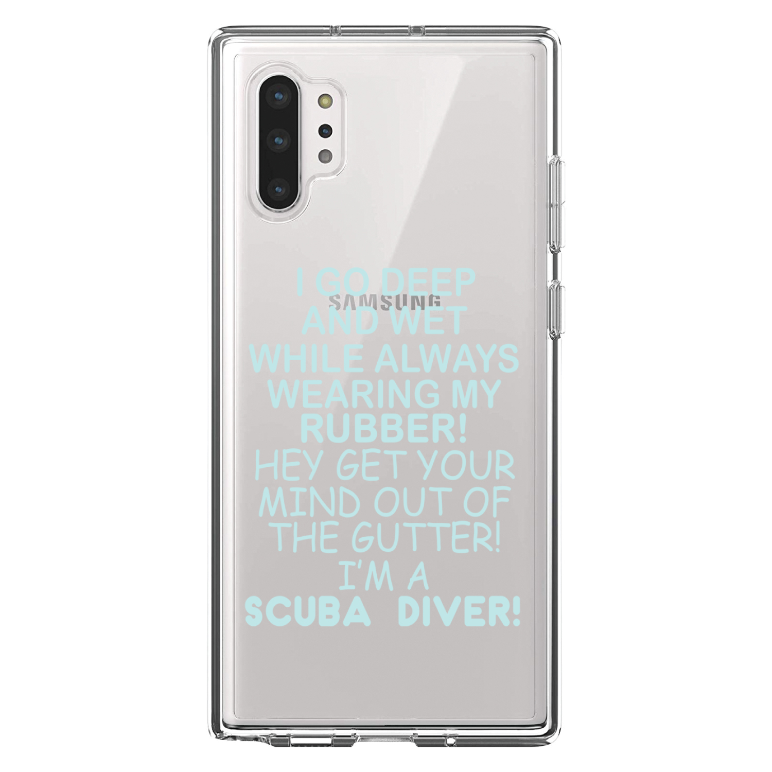 Funda Transparente para Galaxy Note I Go Deep & Wet Usando Goma Buceo - Imagen 5 de 7
