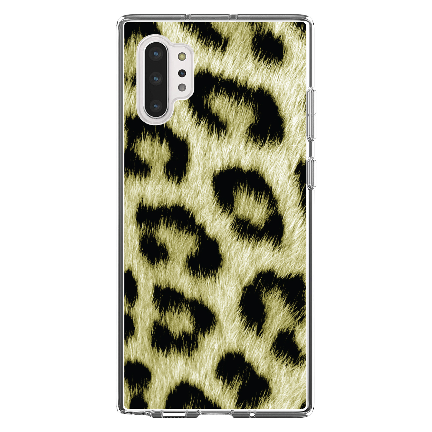 Funda Transparente para Galaxy Note Amarillo Negro Piel de Leopardo Recubrimiento - Imagen 5 de 7