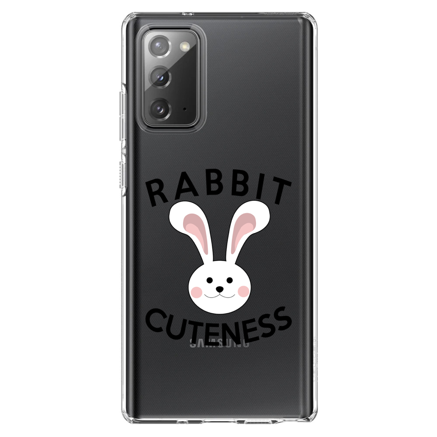 Clear Case for Galaxy Note Rabbit Cuteness Bunny Ears