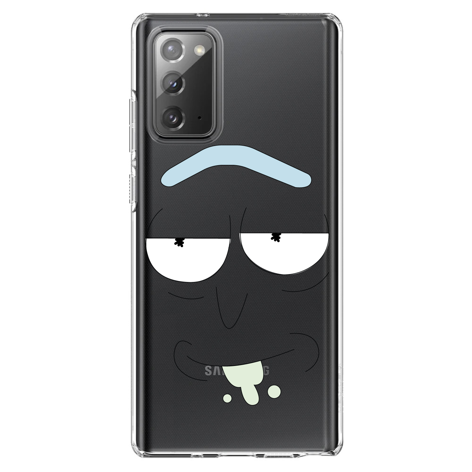 Funda transparente para Galaxy Note ""Wubba Lubba Dub Dub"" cara - Imagen 2 de 7