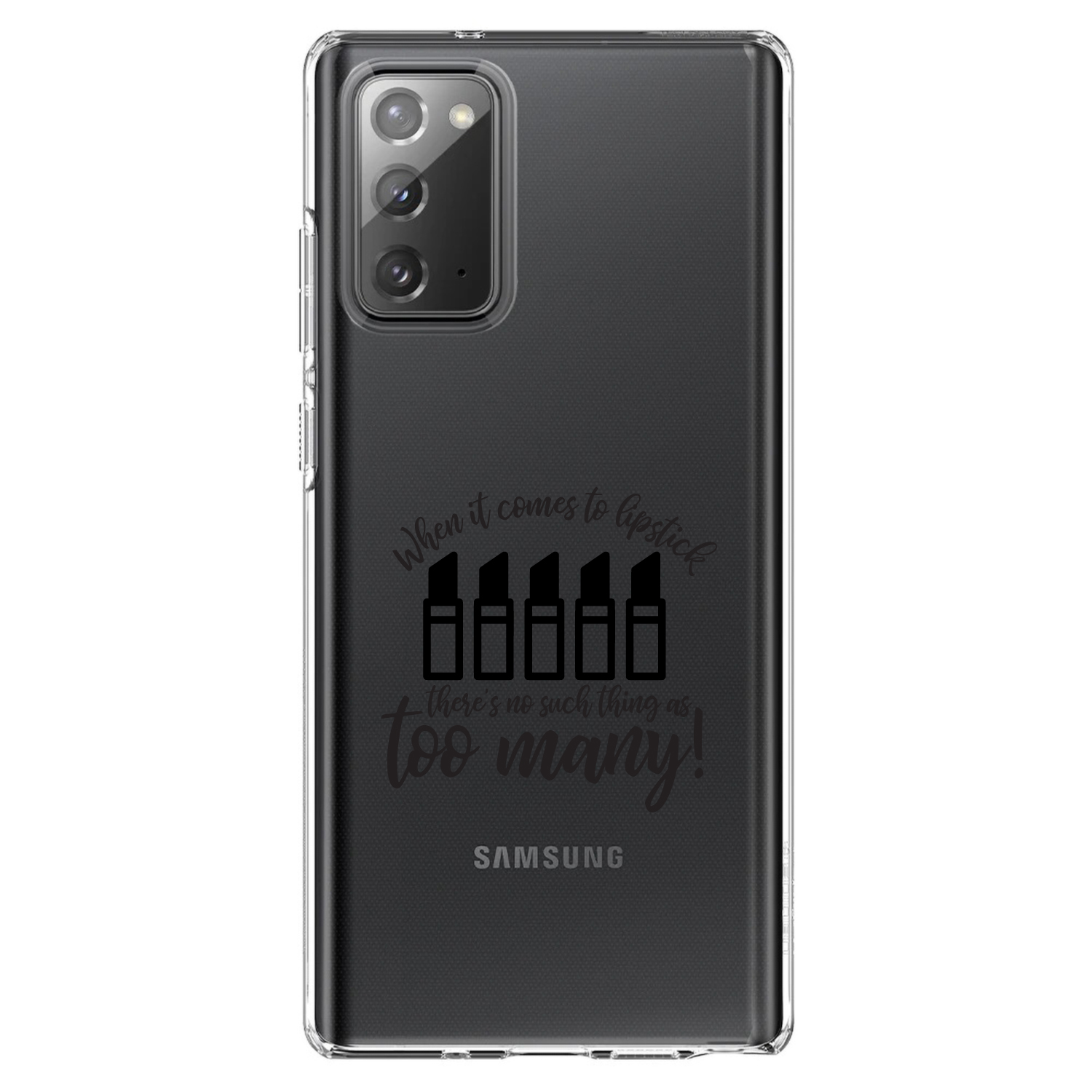 Clear Case für Galaxy Note, wenn es um Lippenstift geht, nie zu viele - Bild 2 von 7
