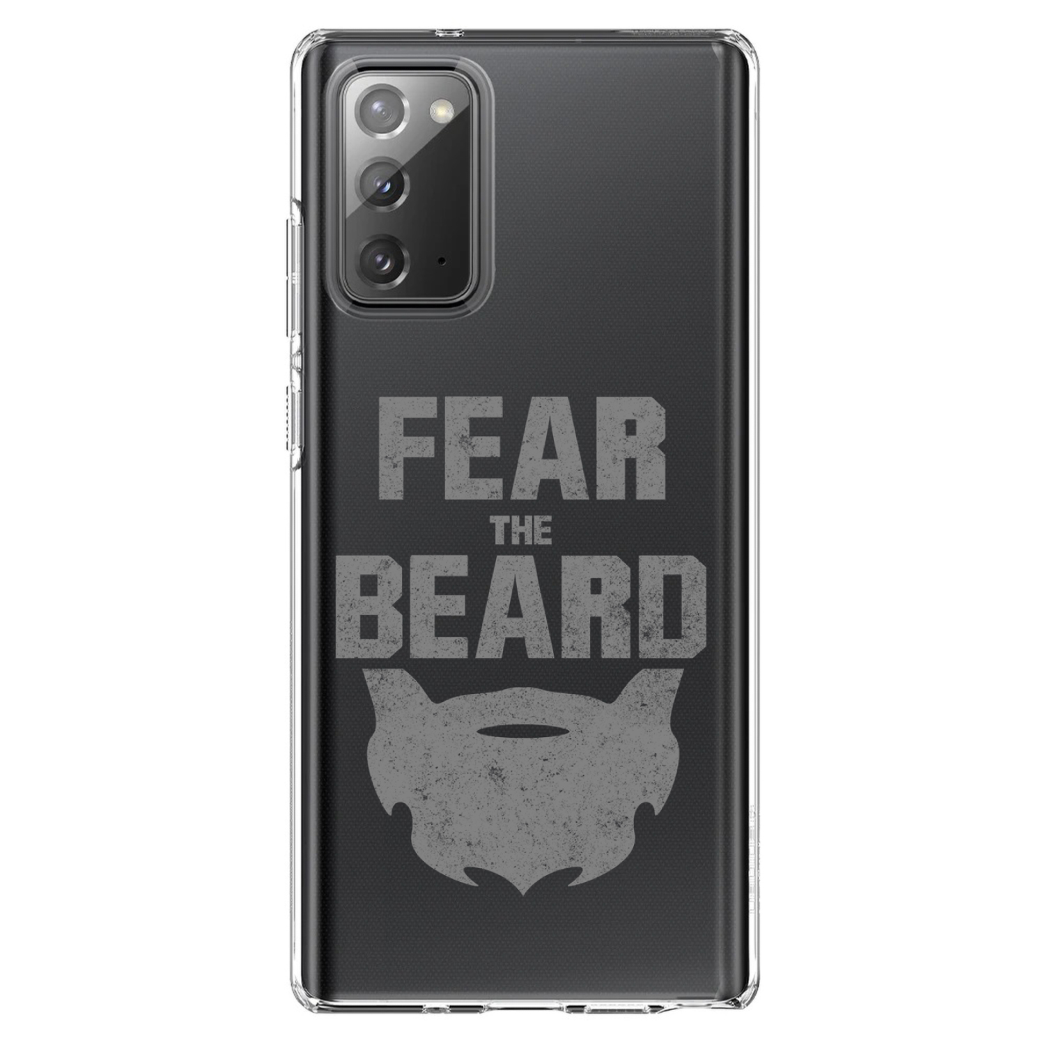 Clear Case for Galaxy Note Fear the Beard - Picture 2 of 7