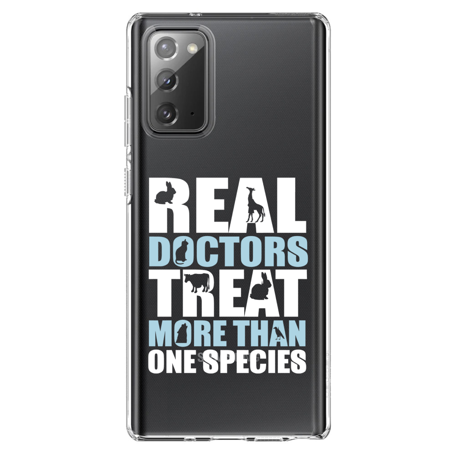Clear Case for Galaxy Note Real Doctors Treat More Than One Species - Bild 2 von 7