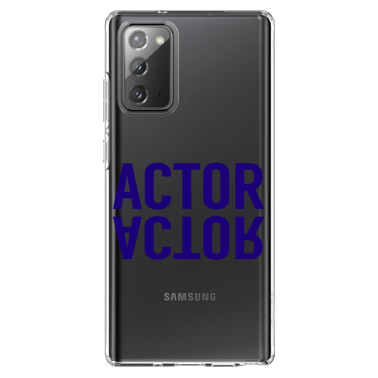 Clear Case for Galaxy Note Actor (Reflection) - Picture 2 of 7