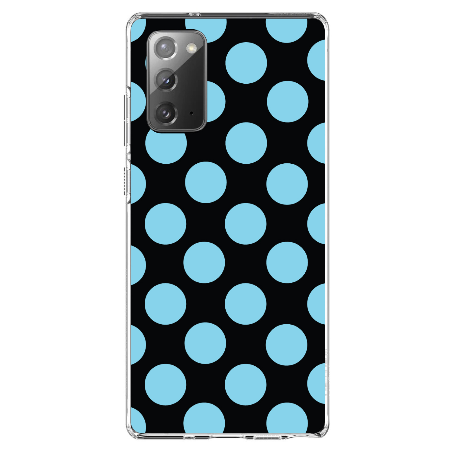 Funda Transparente para Galaxy Note Negro Azul Lunares - Imagen 2 de 7