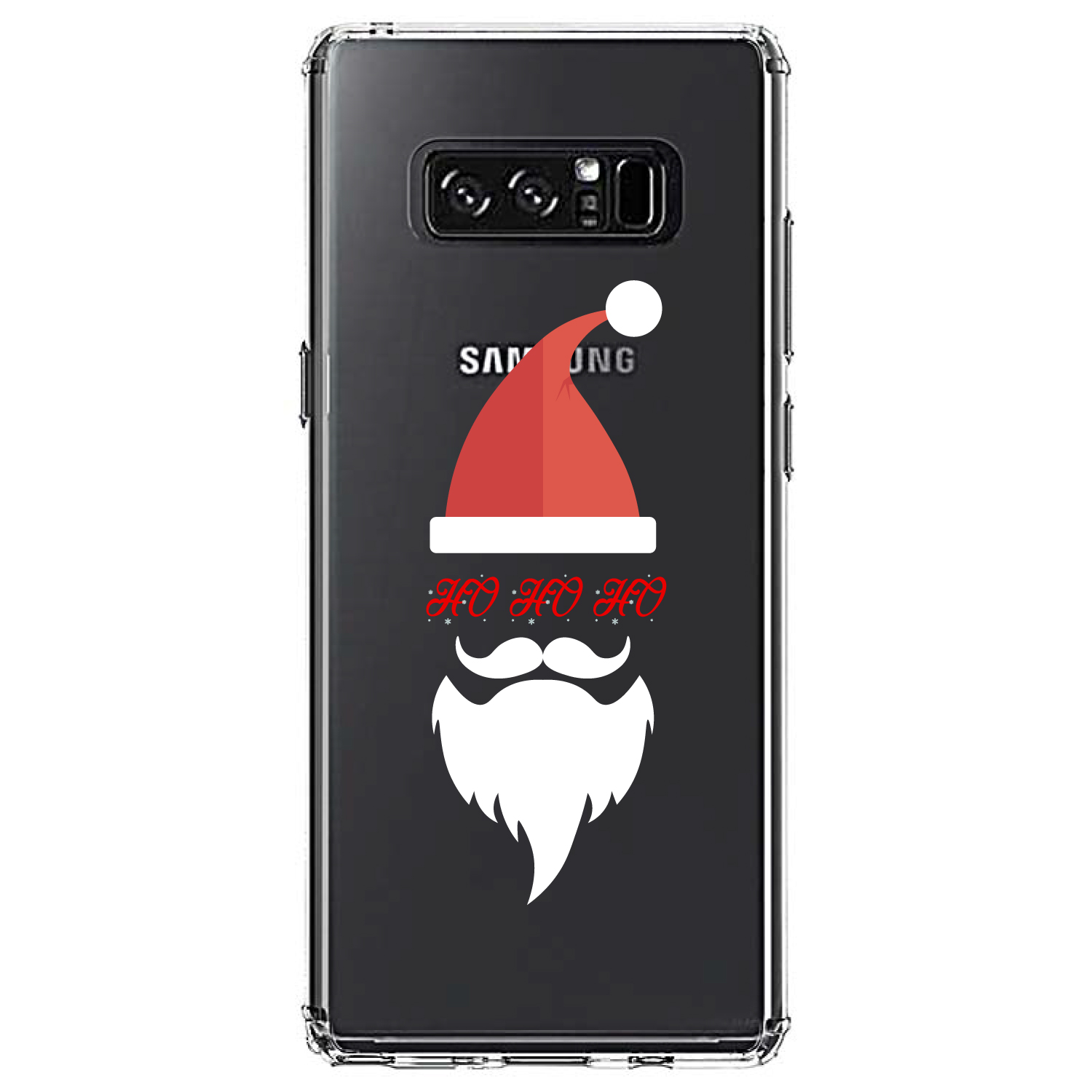 Funda Transparente para Galaxy Note Santa Hat HO HO HO - Imagen 7 de 7