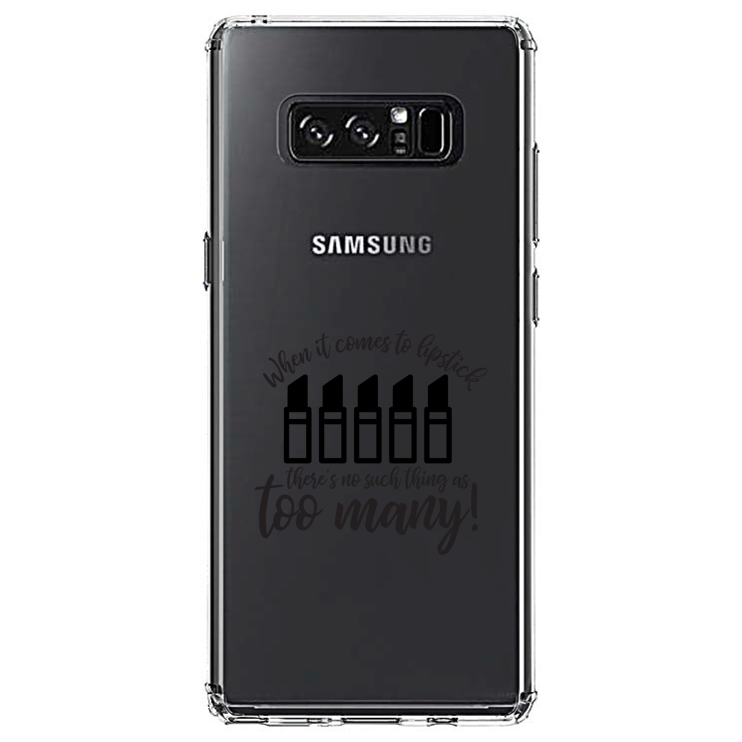 Clear Case für Galaxy Note, wenn es um Lippenstift geht, nie zu viele - Bild 7 von 7