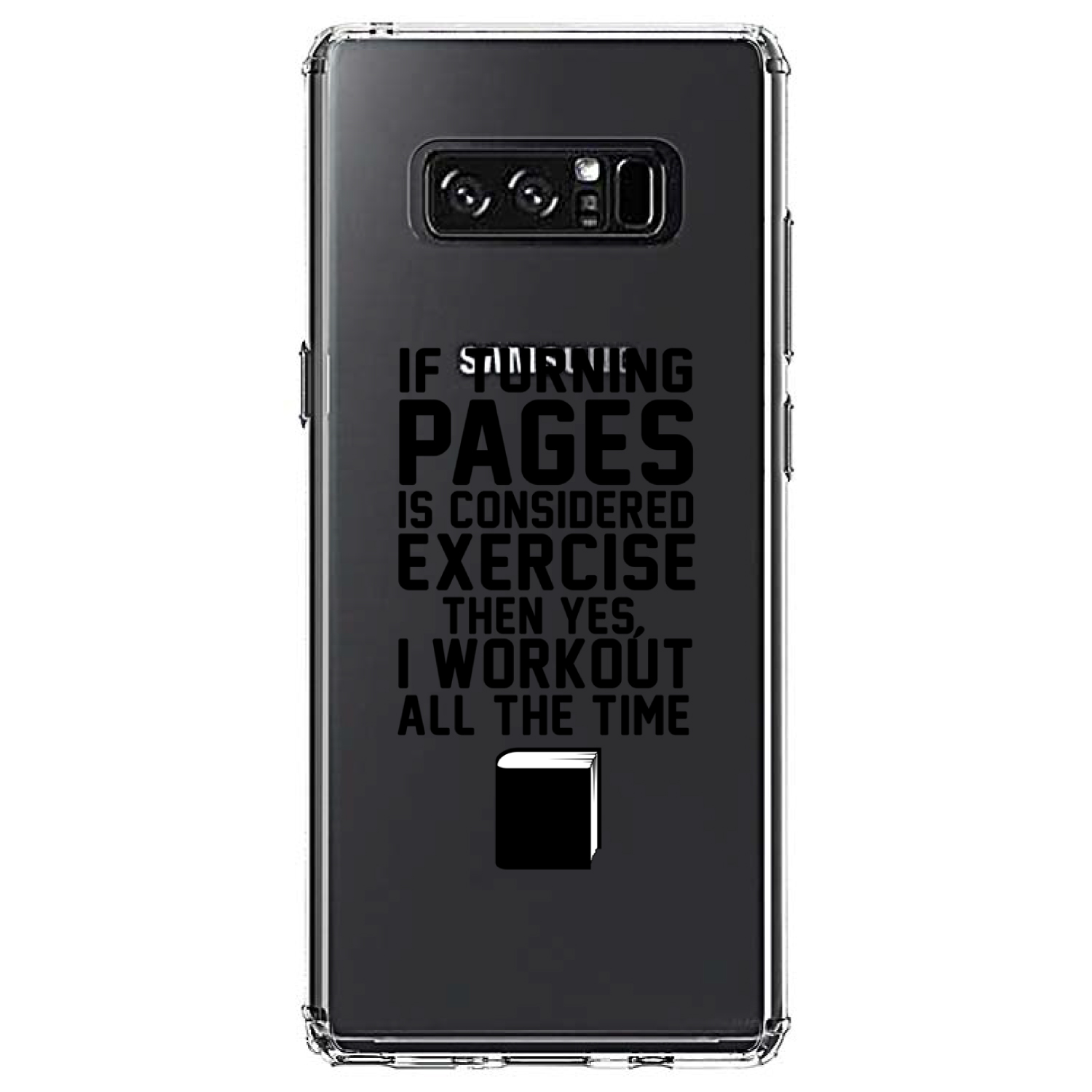 Clear Case für Galaxy Note Umblättern betrachtet Übung I Training - Bild 7 von 7