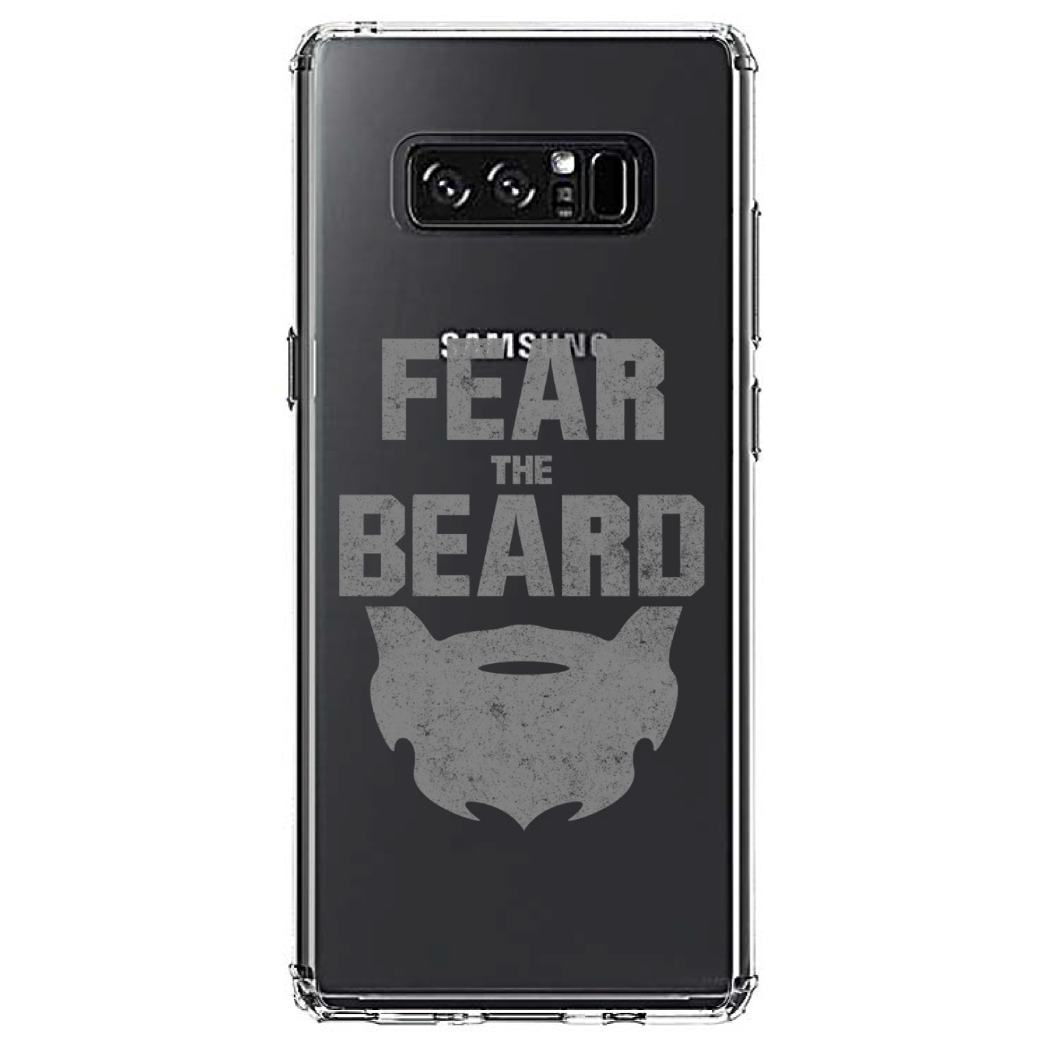 Clear Case for Galaxy Note Fear the Beard - Picture 7 of 7