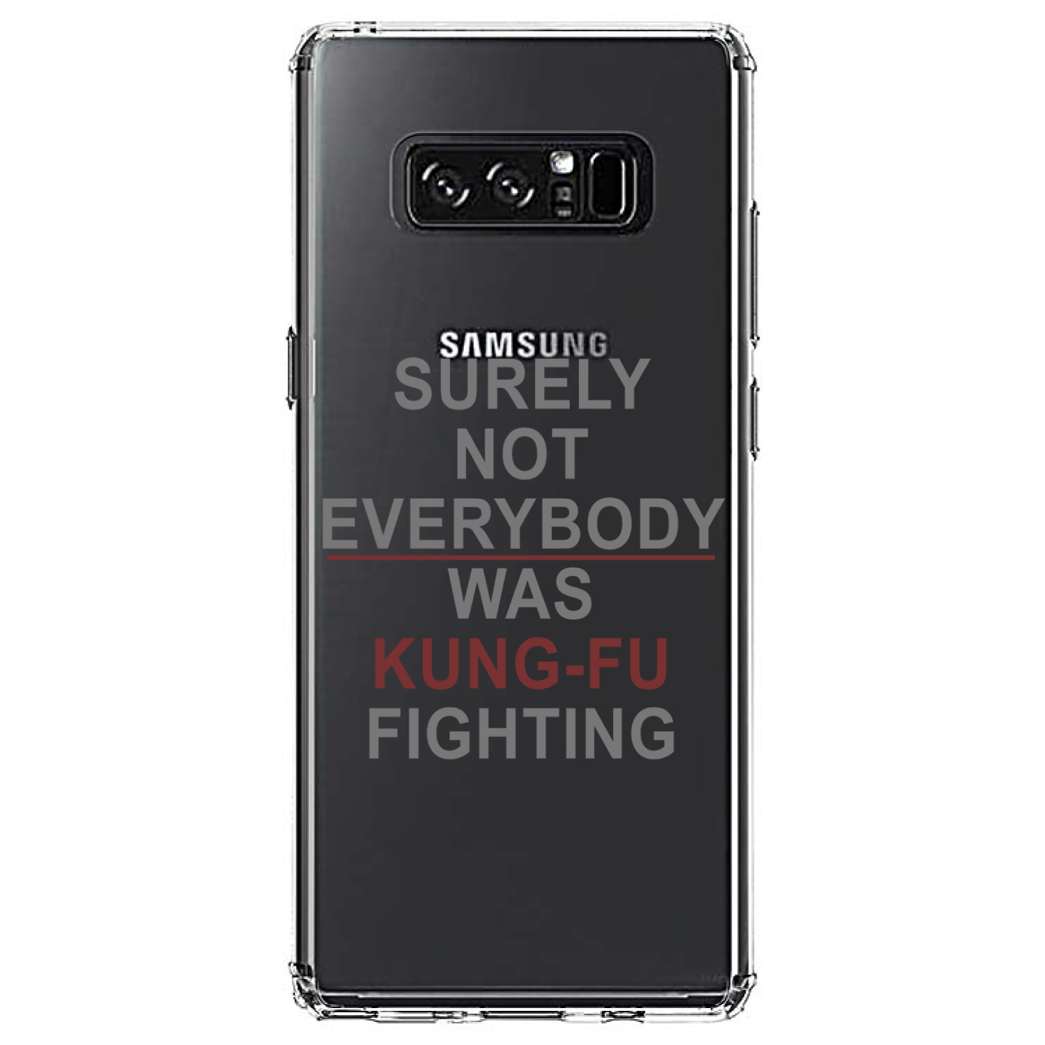 Funda transparente para Galaxy Note seguramente no todo el mundo estaba luchando kung fu - Imagen 7 de 7