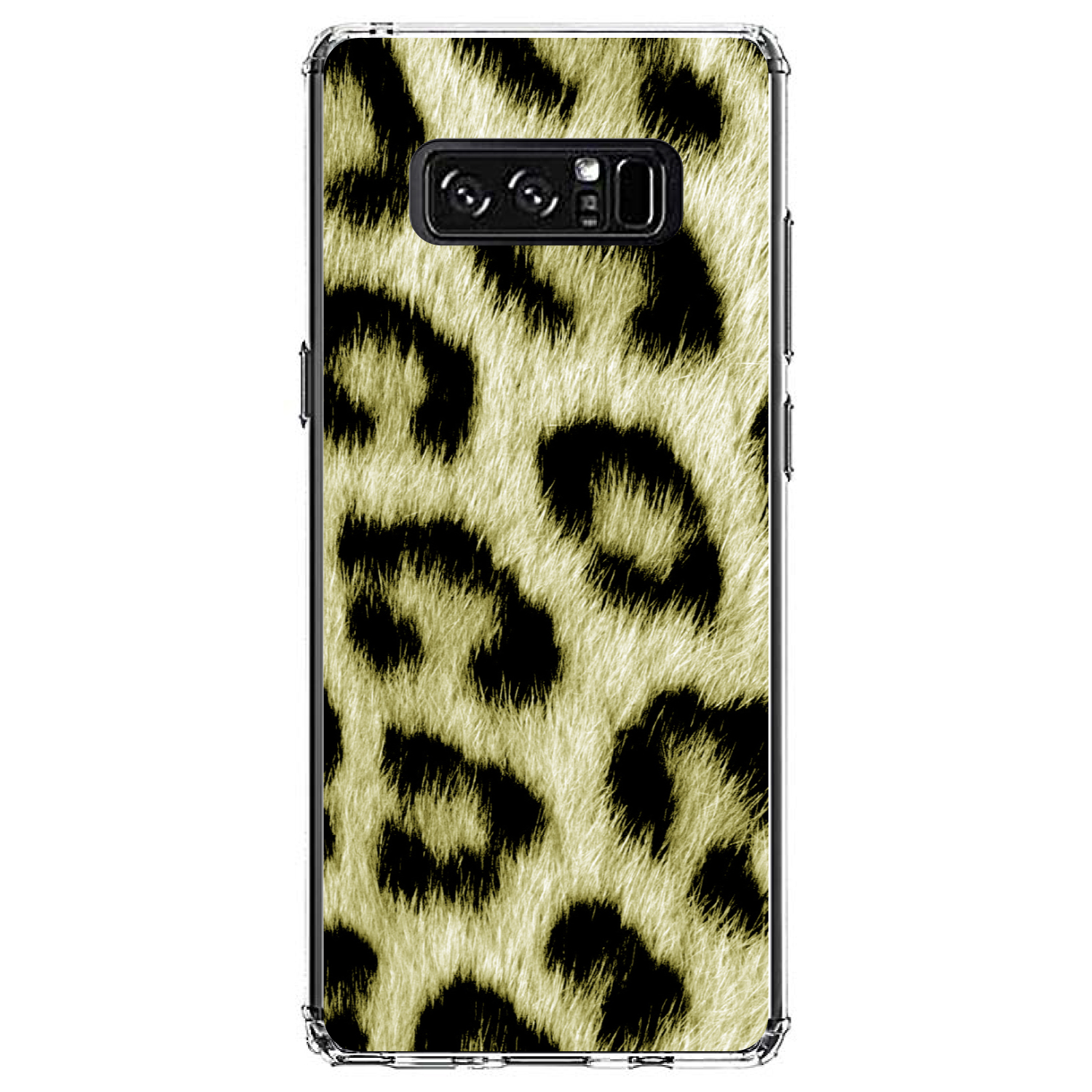 Funda Transparente para Galaxy Note Amarillo Negro Piel de Leopardo Recubrimiento - Imagen 7 de 7