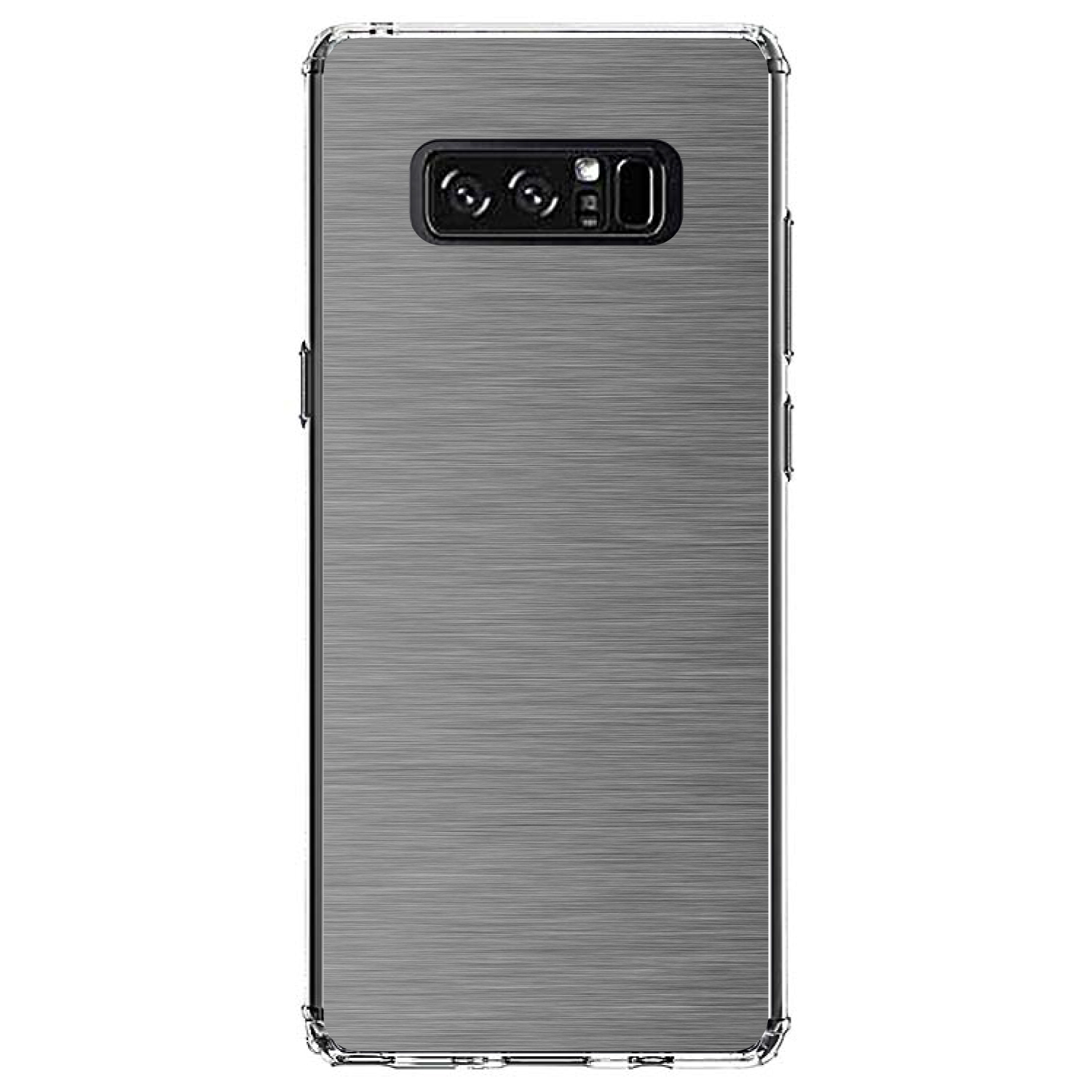 Estuche transparente para Galaxy Note gris plateado estampado acero inoxidable - Imagen 7 de 7