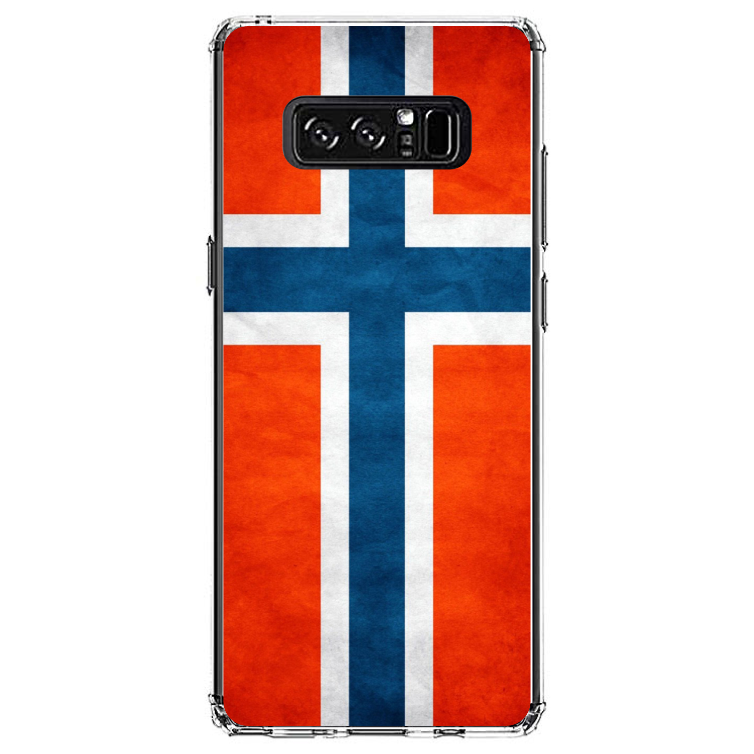 Clear Case for Galaxy Note Norway Old Flag - Picture 7 of 7