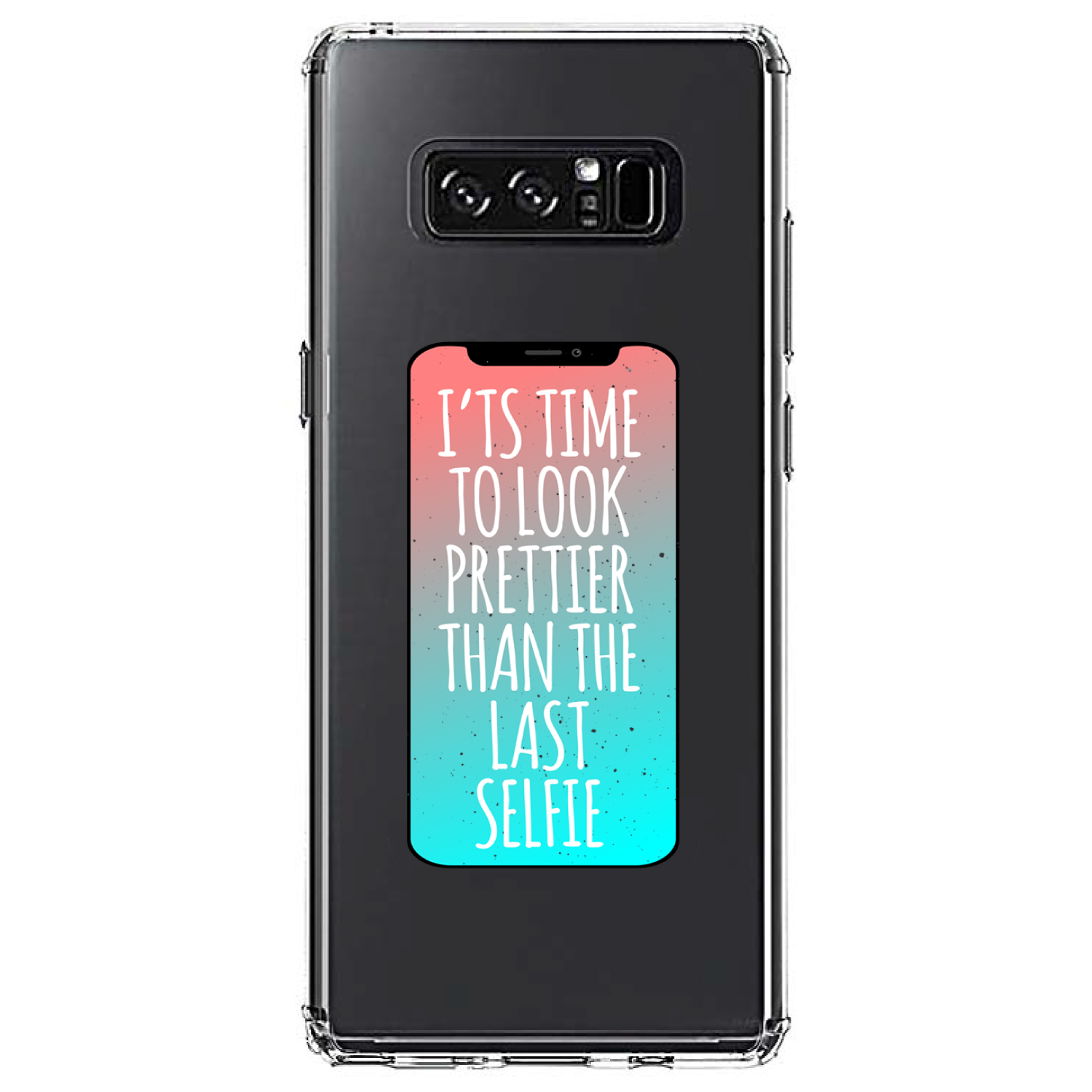 Clear Case for Galaxy Note Time To Look Prettier Than the Last Selfie - Picture 7 of 7