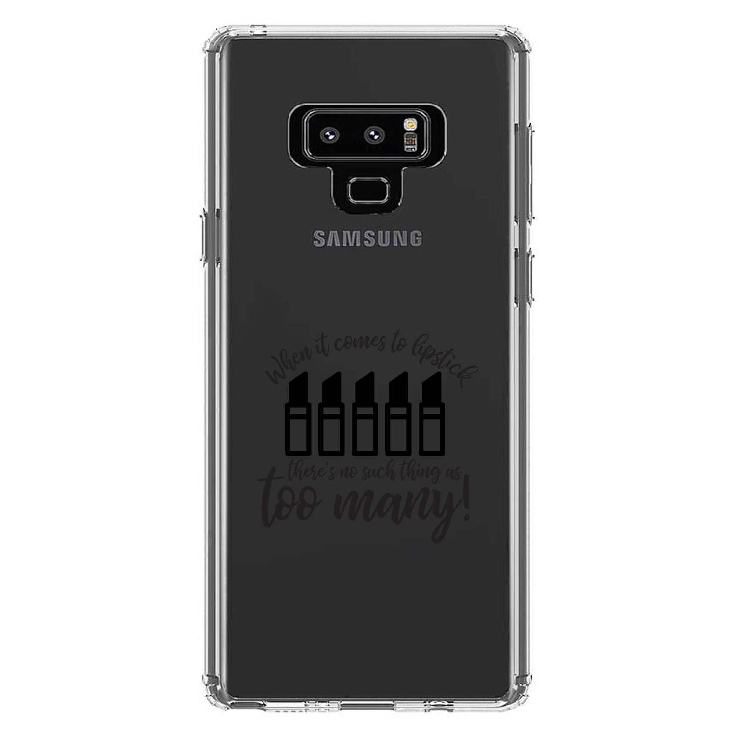 Clear Case für Galaxy Note, wenn es um Lippenstift geht, nie zu viele - Bild 6 von 7
