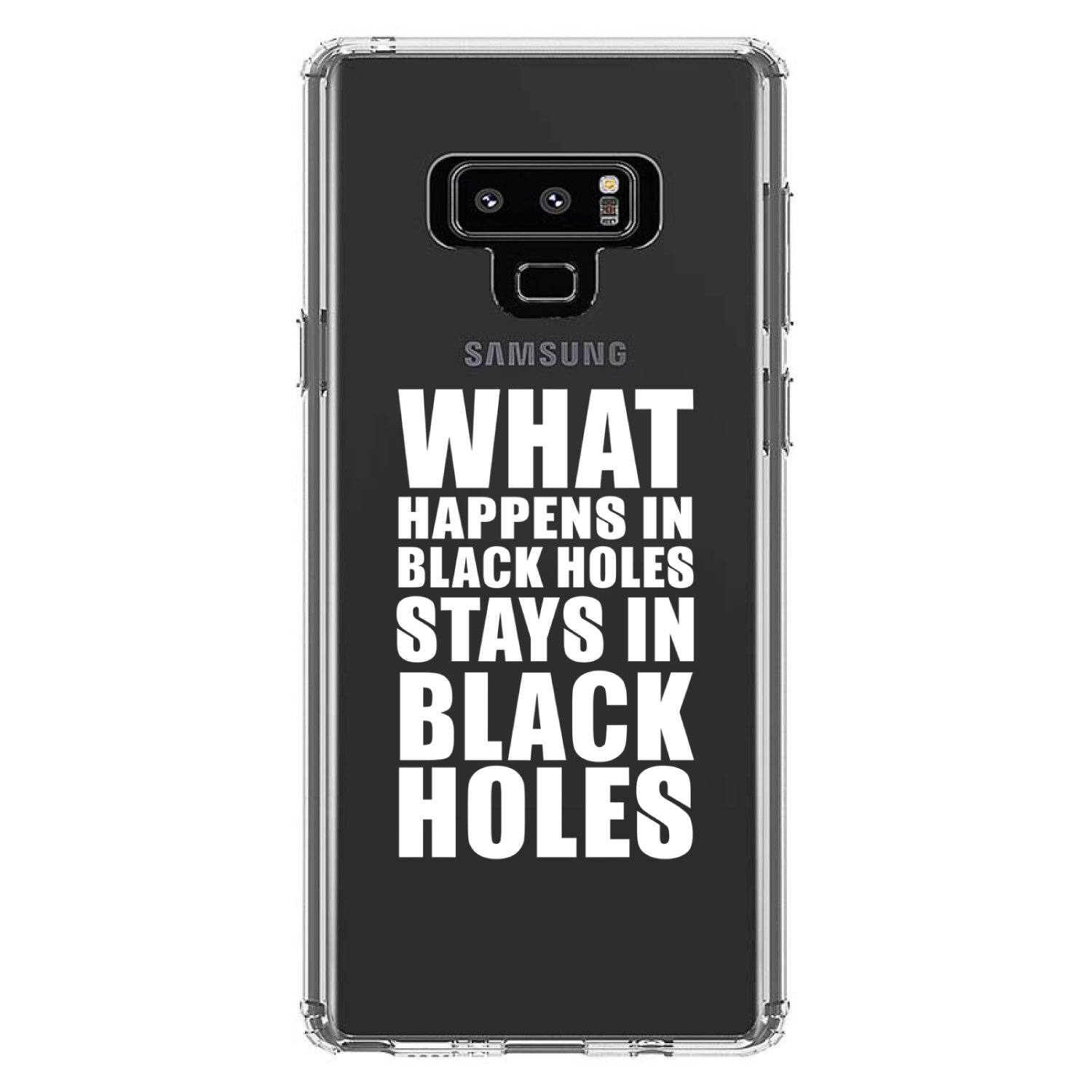 Clear Case für Galaxy Note What Happens Schwarze Löcher Bleibt Schwarze Löcher - Bild 6 von 7