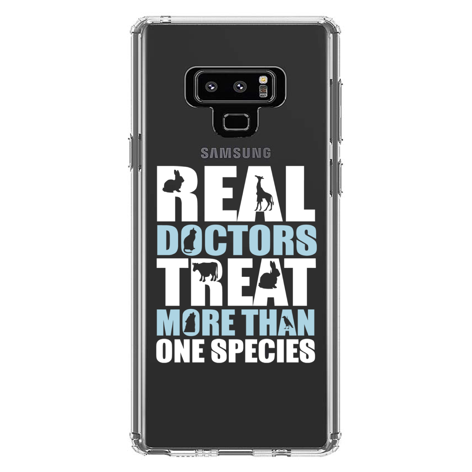 Clear Case for Galaxy Note Real Doctors Treat More Than One Species - Bild 6 von 7