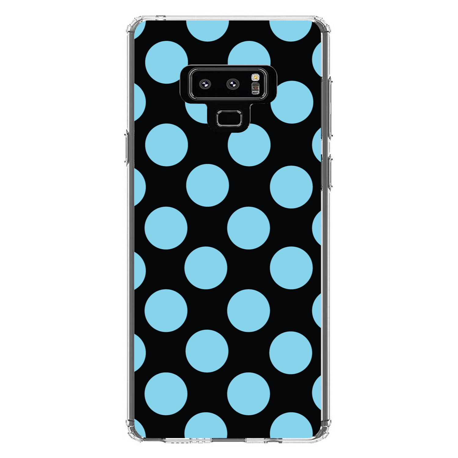 Funda Transparente para Galaxy Note Negro Azul Lunares - Imagen 6 de 7