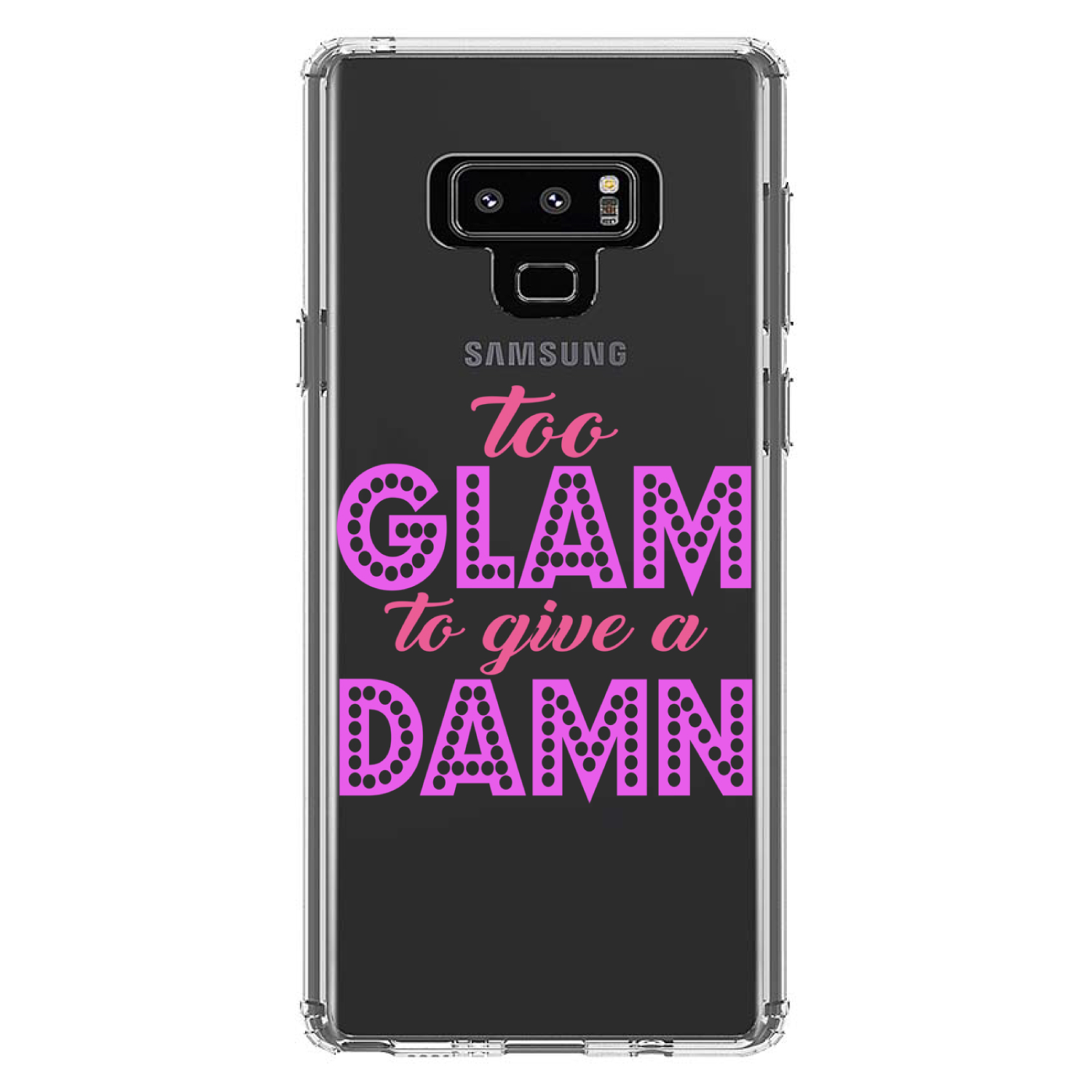 Clear Case für Galaxy Note Too Glam to Give a Damn - Bild 6 von 7