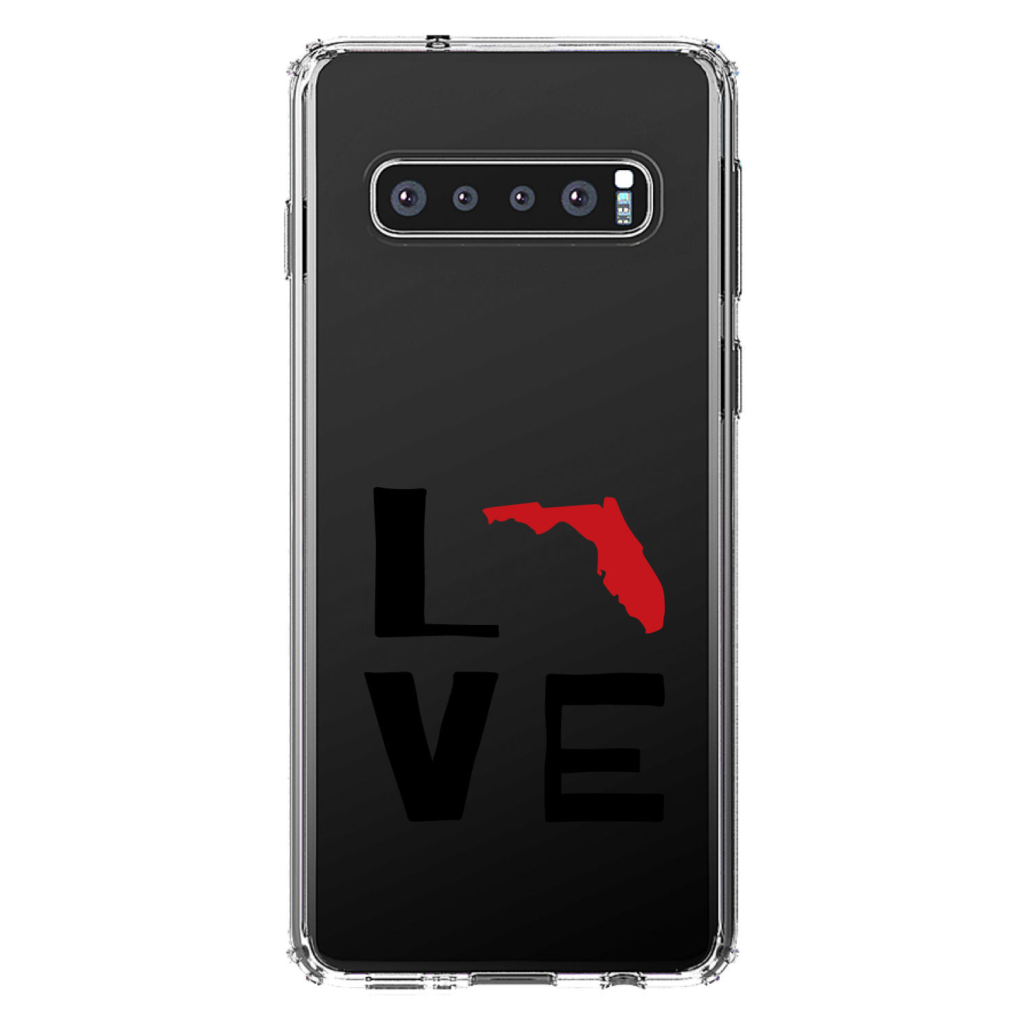 Funda Transparente para Galaxy S (Elige Modelo) Florida Love Negra y Roja - Imagen 8 de 12