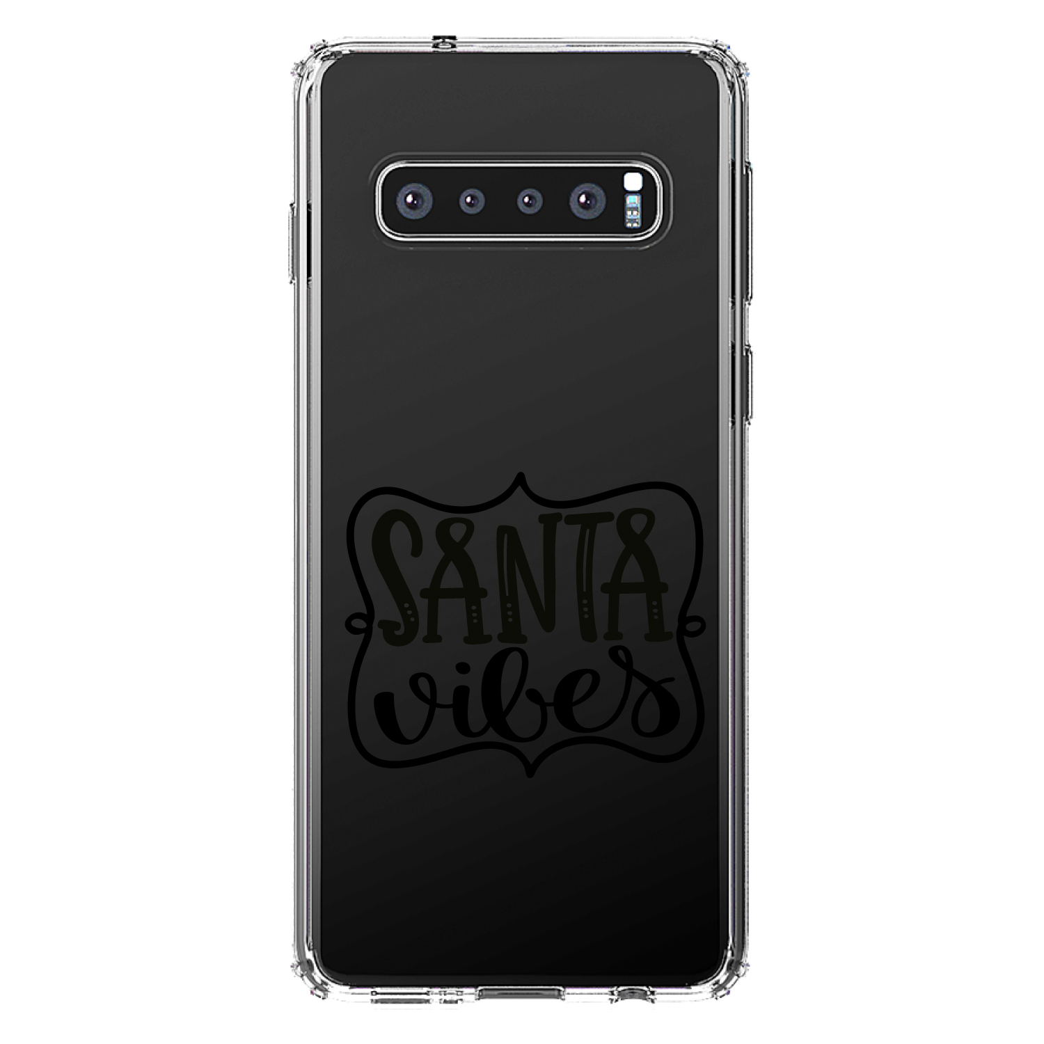 Clear Case for Galaxy S (Pick Model) Santa Vibes Christmas - Picture 8 of 12